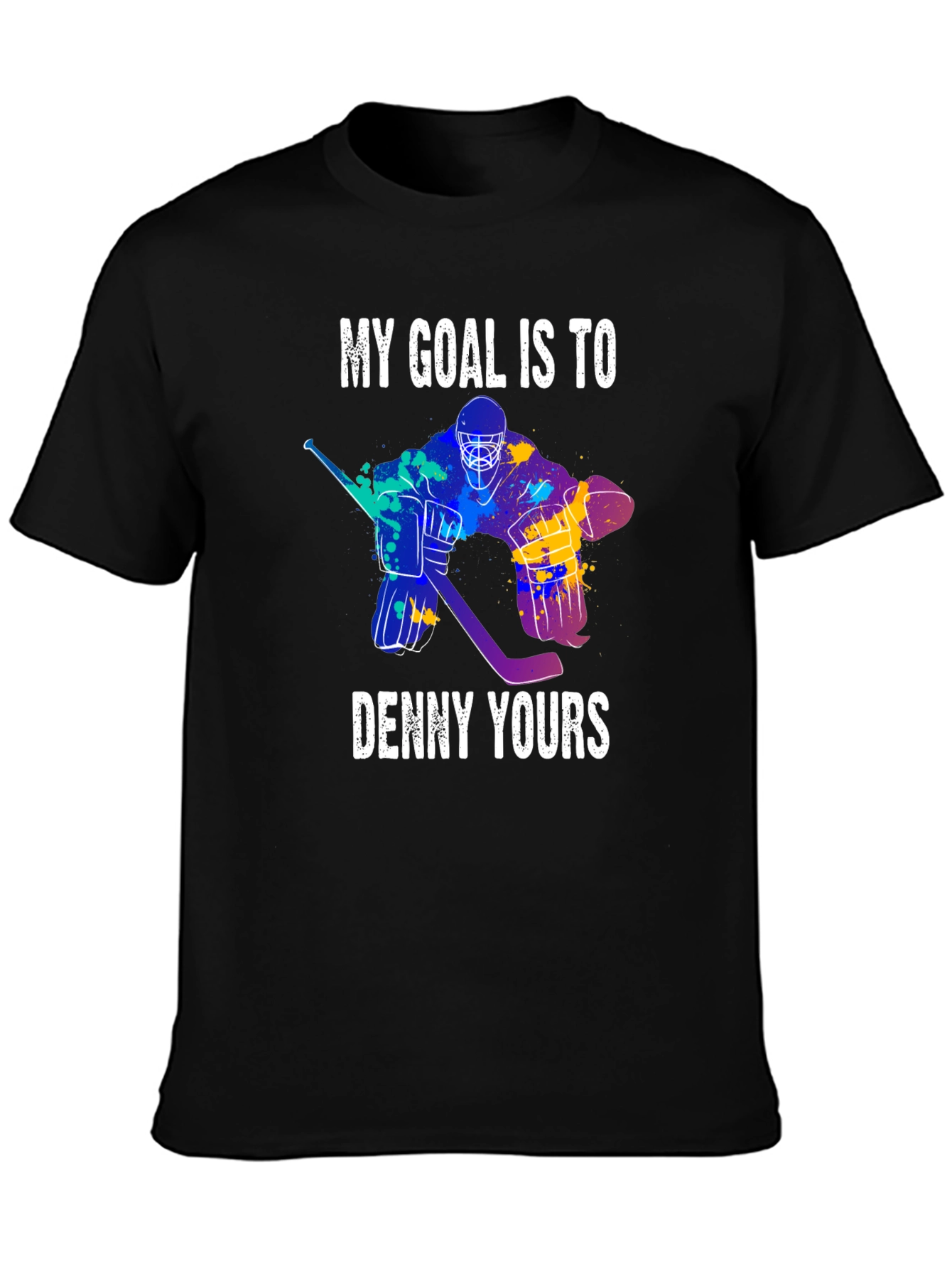 Denny Yours Hockey Goal T-Shirt