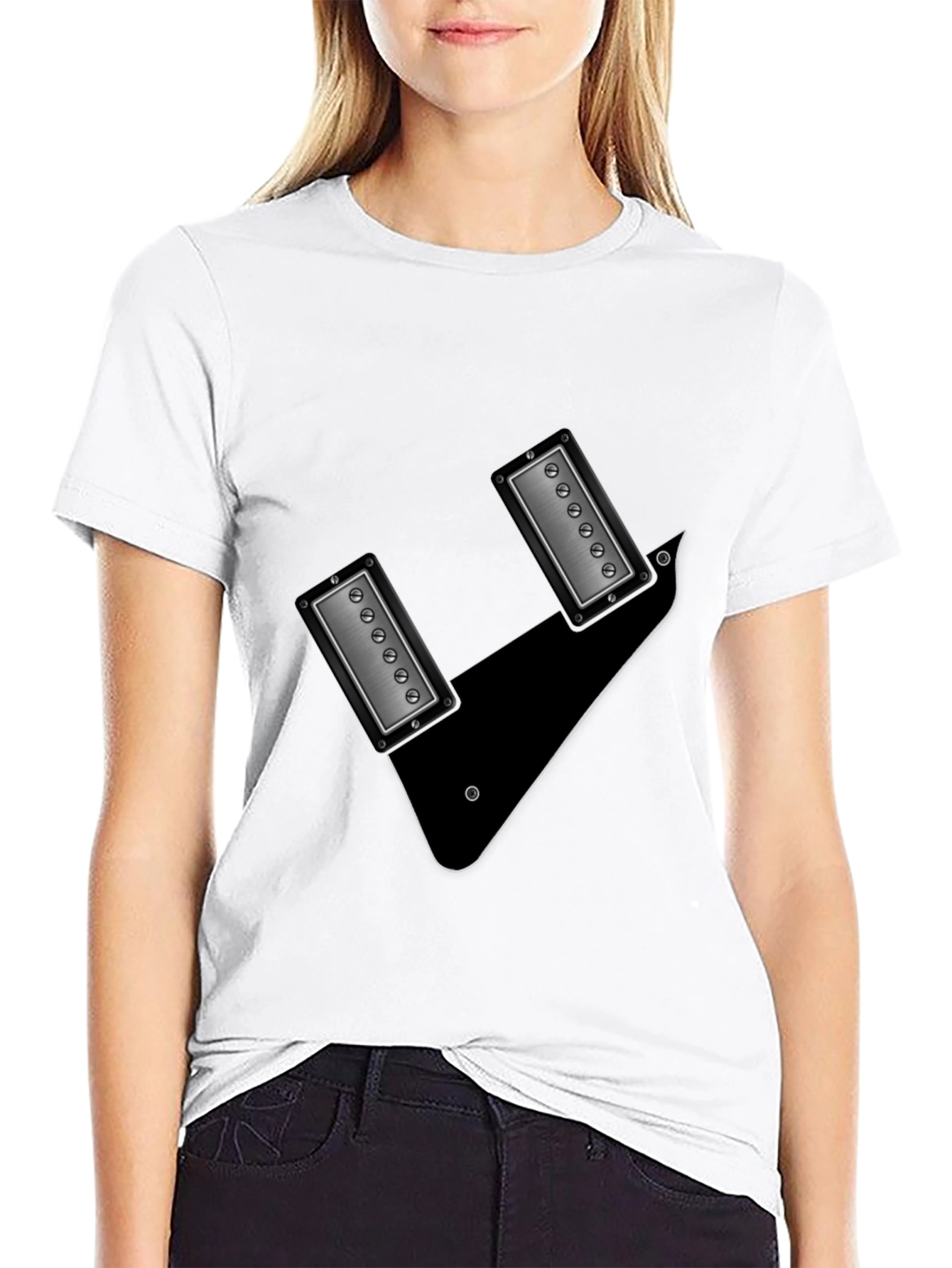 Electric Guitar Pickups Graphic T-Shirt - Rock Music Tee