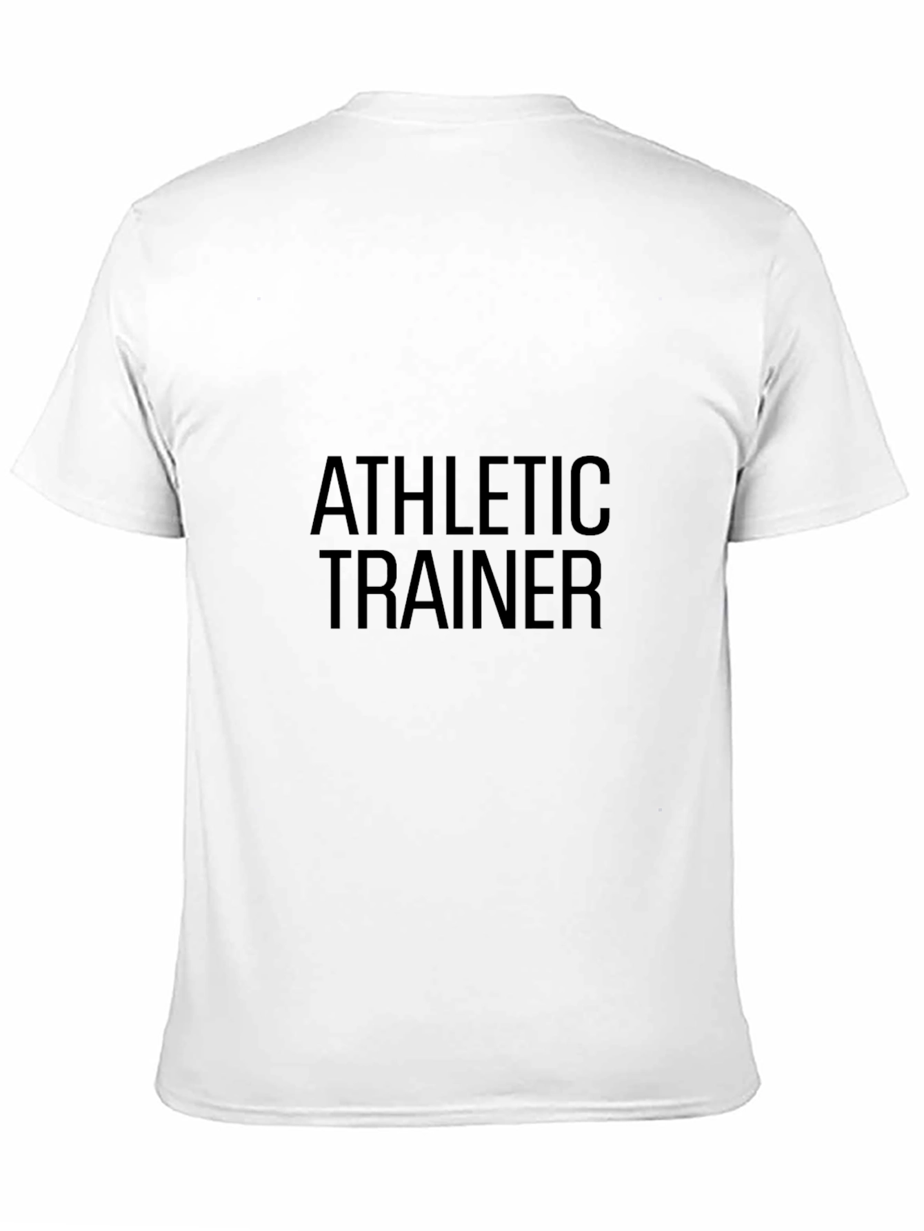 Athletic Trainer Black T-Shirt - Comfortable Training Apparel