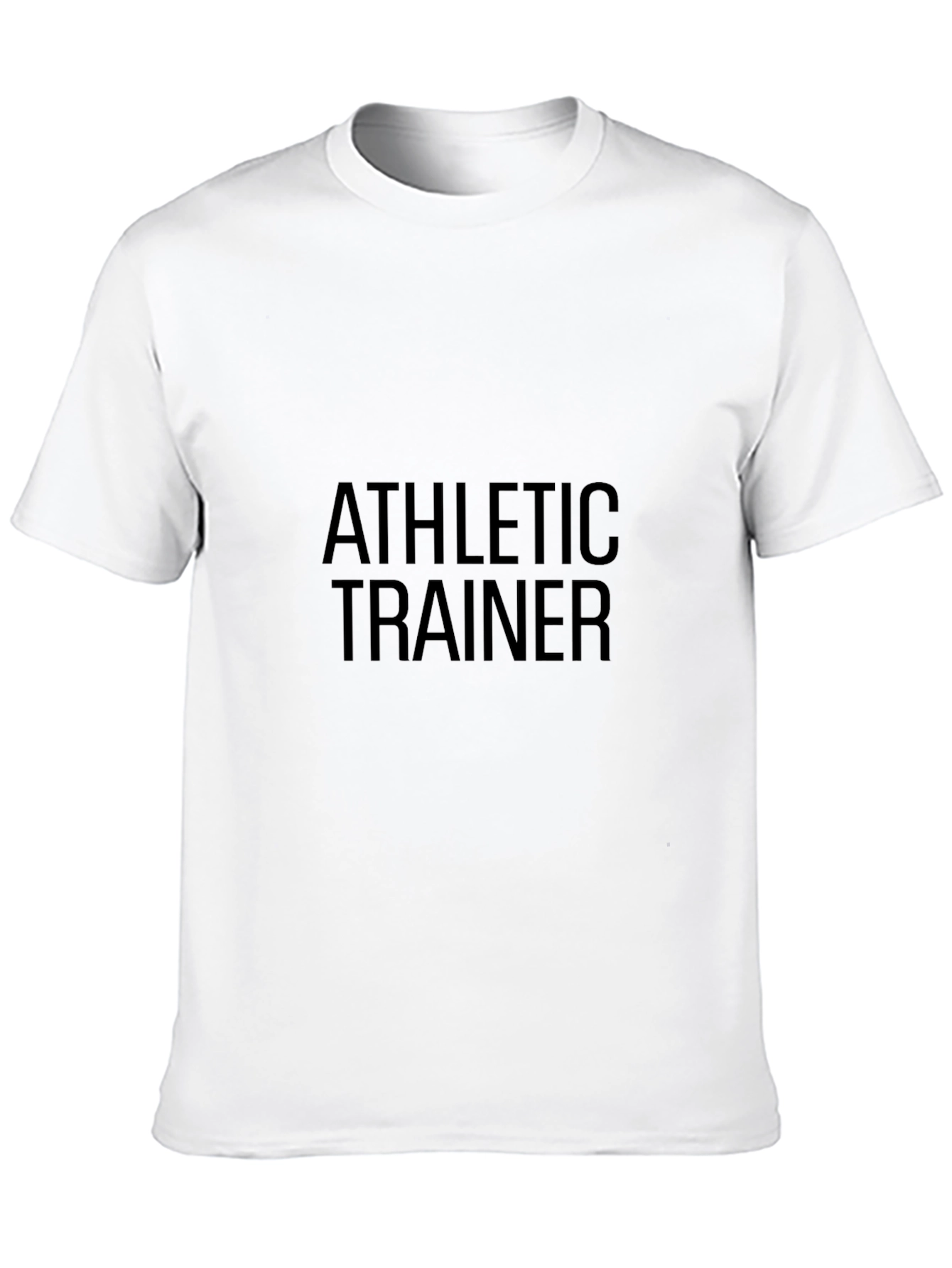 Athletic Trainer Black T-Shirt - Comfortable Training Apparel