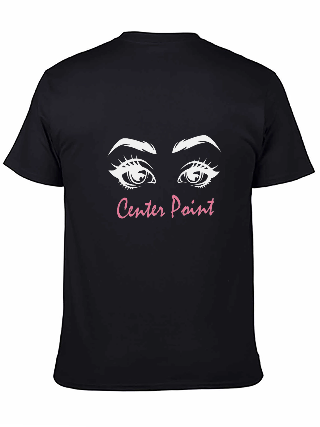 Center Point Graphic Tee - Stylish Black T-Shirt