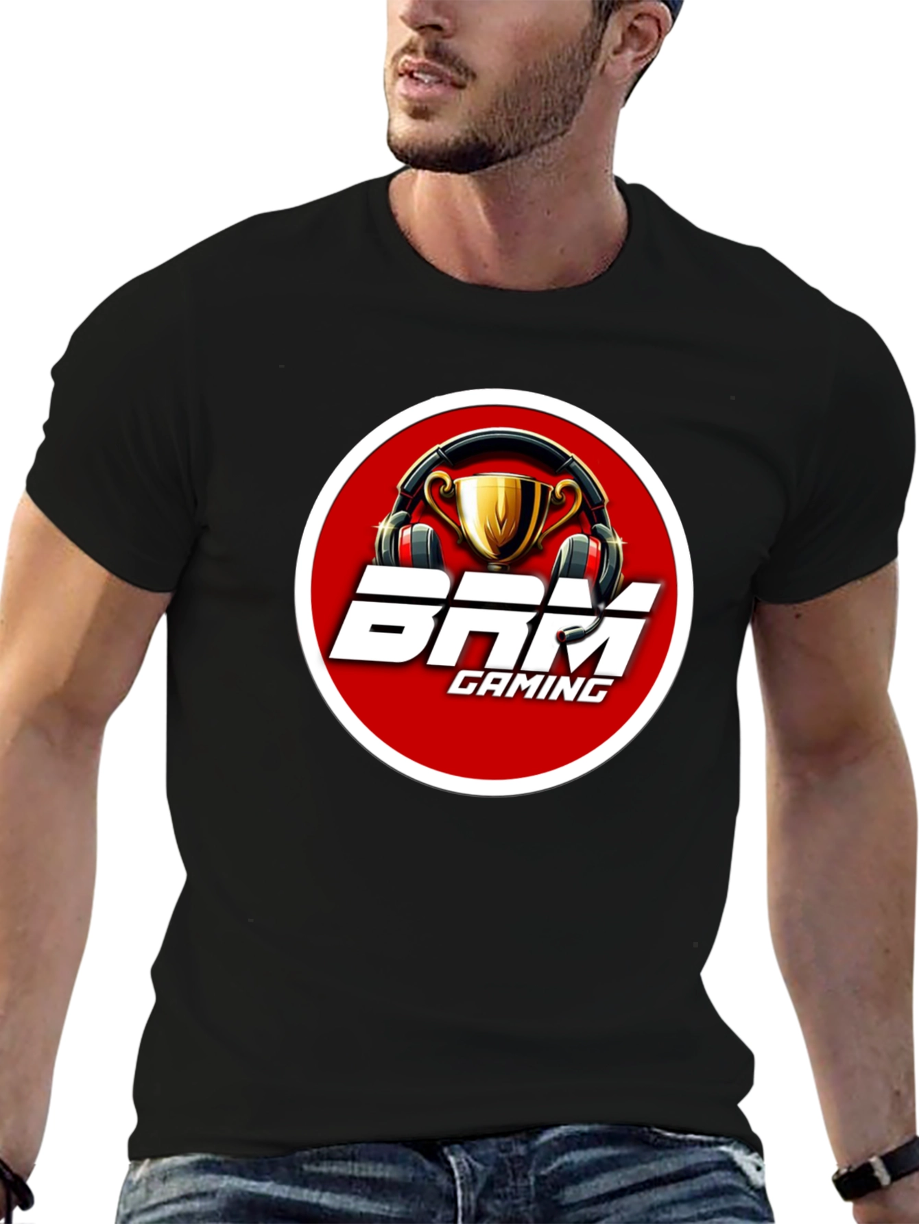 BRM Gaming Black T-Shirt with Logo