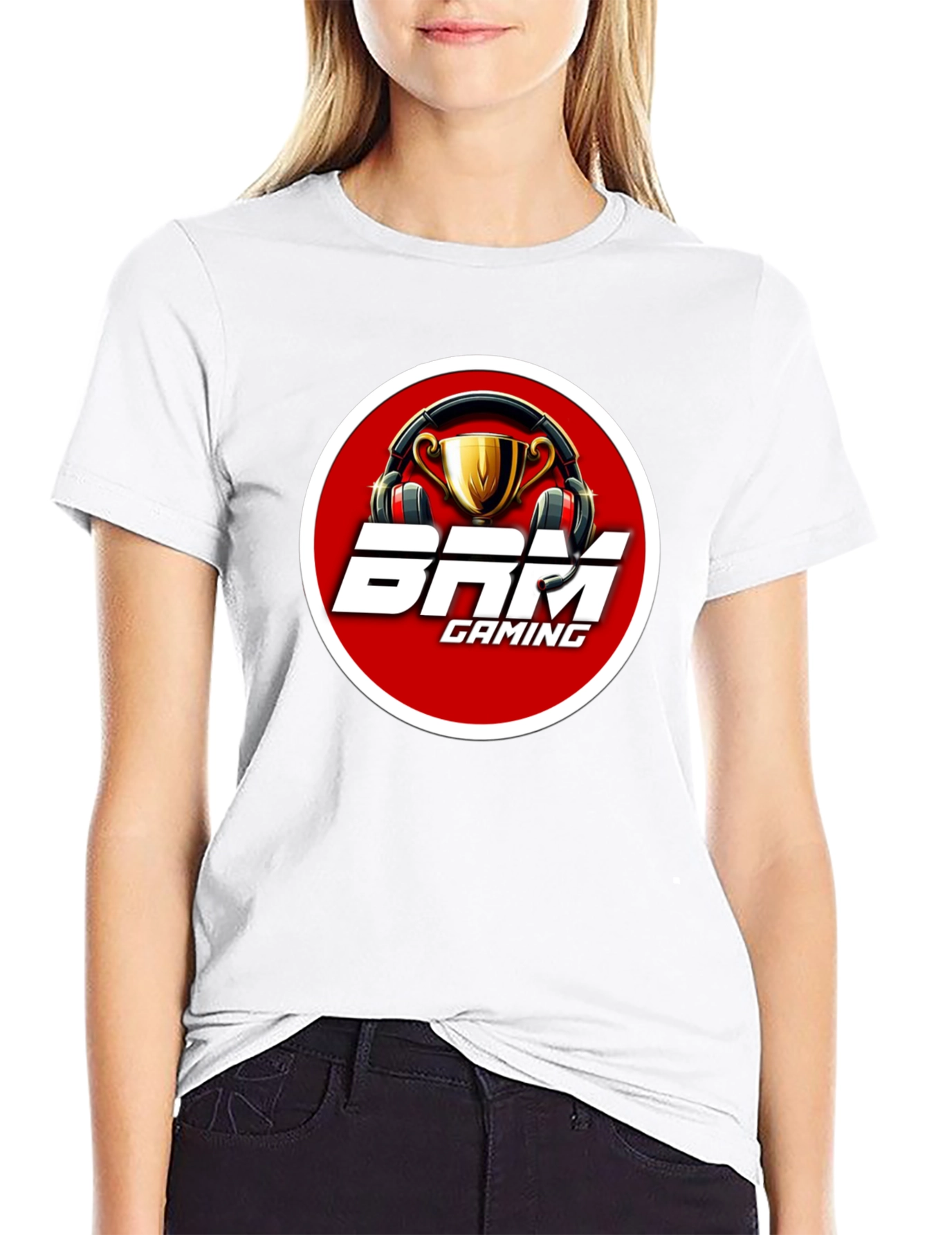 BRM Gaming Black T-Shirt with Logo