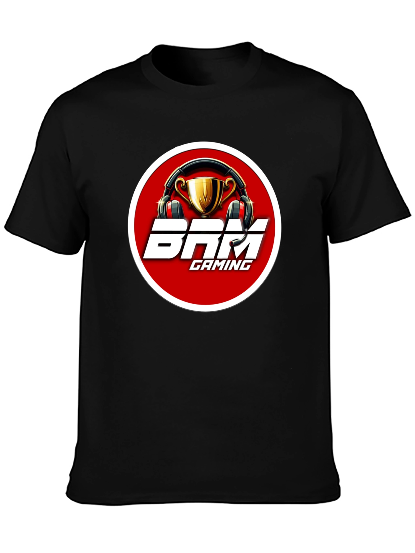 BRM Gaming Black T-Shirt with Logo