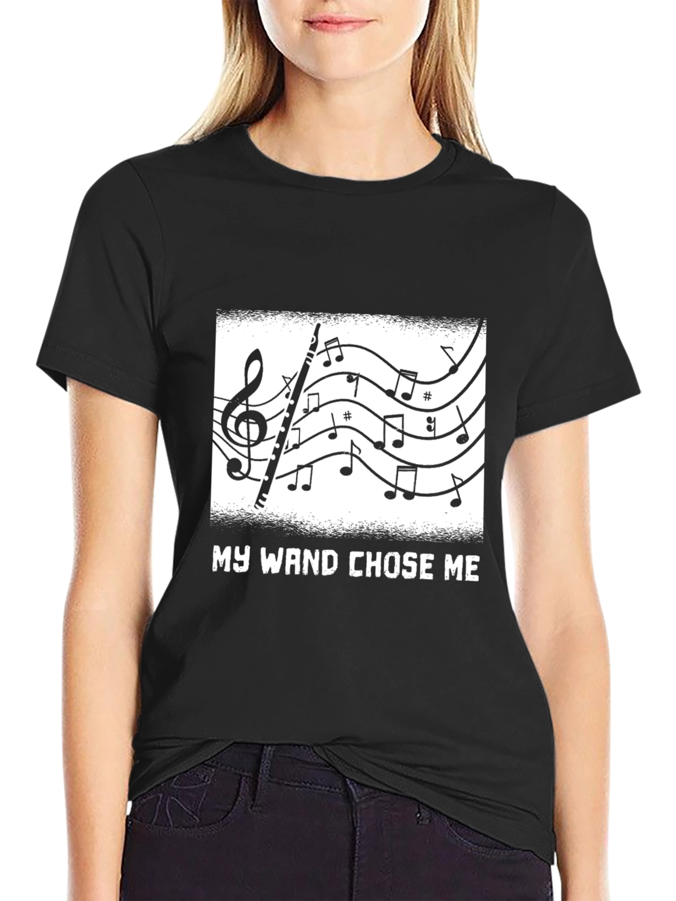 My Wand Chose Me Music T-Shirt