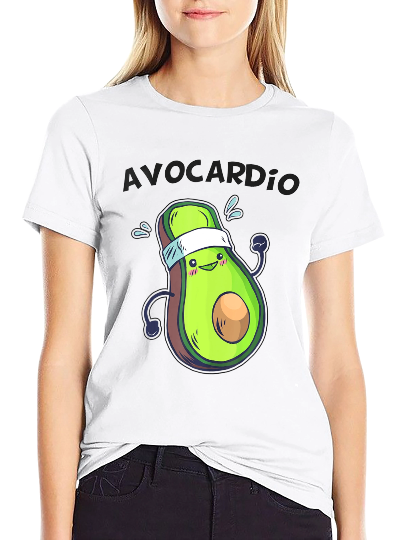 Avocardio Funny Avocado Workout T-Shirt
