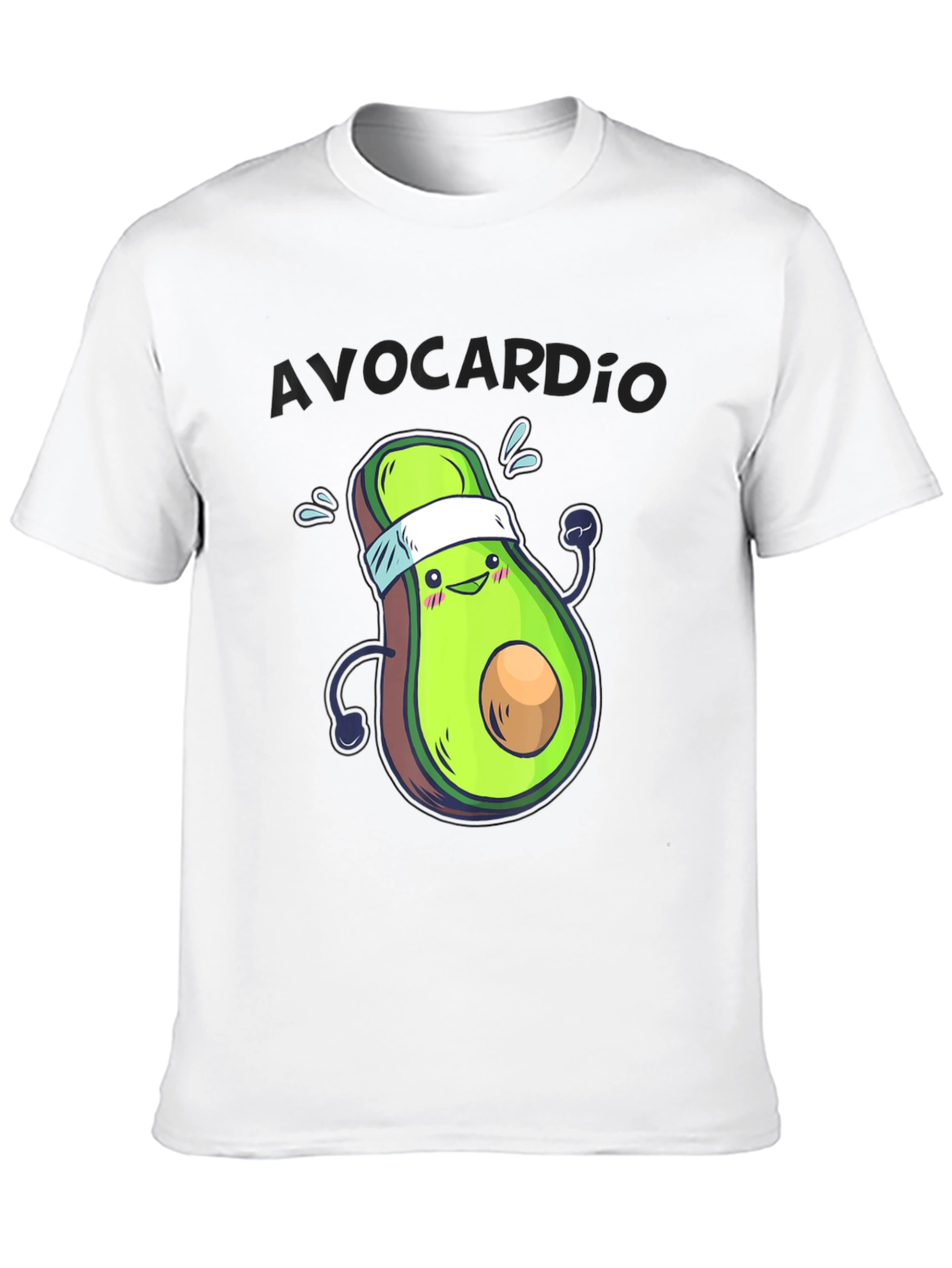 Avocardio Funny Avocado Workout T-Shirt