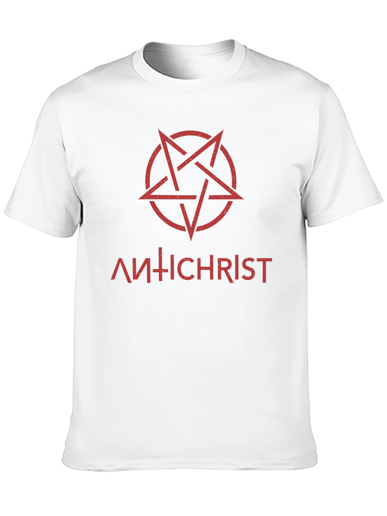 Antichrist Graphic Tee - Black Cotton T-Shirt