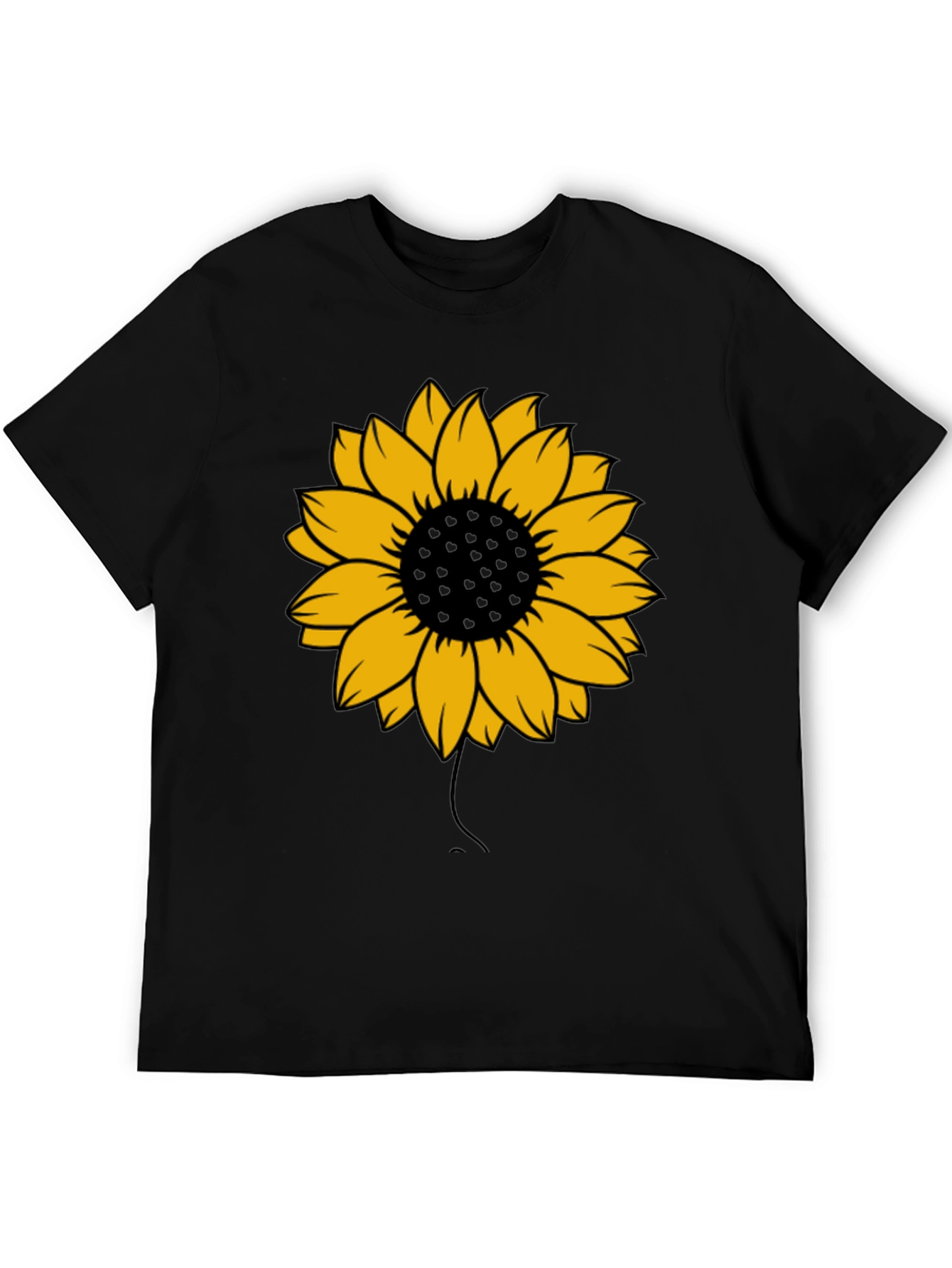 Sunflower Graphic Tee - Black Unisex T-Shirt