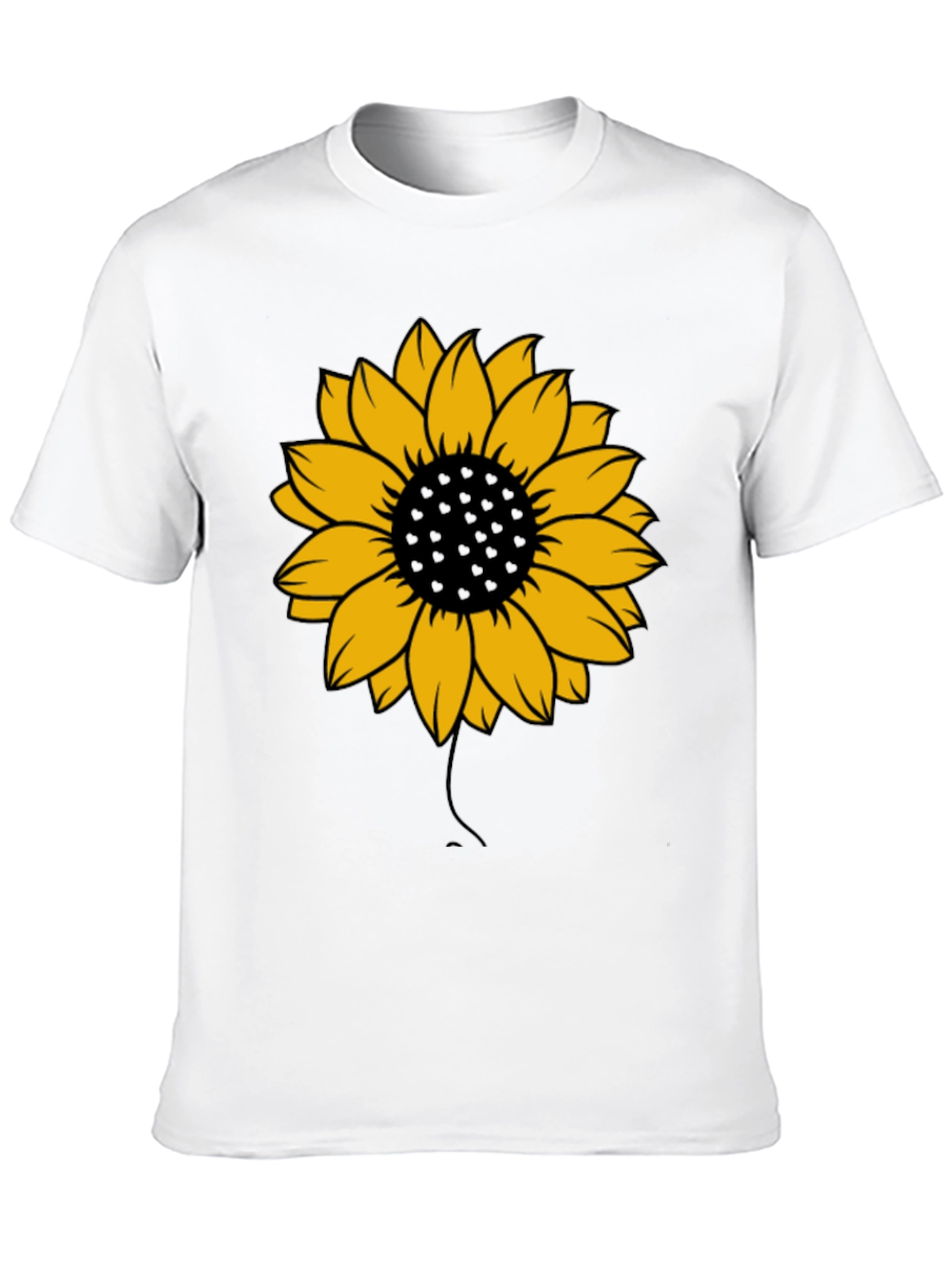 Sunflower Graphic Tee - Black Unisex T-Shirt