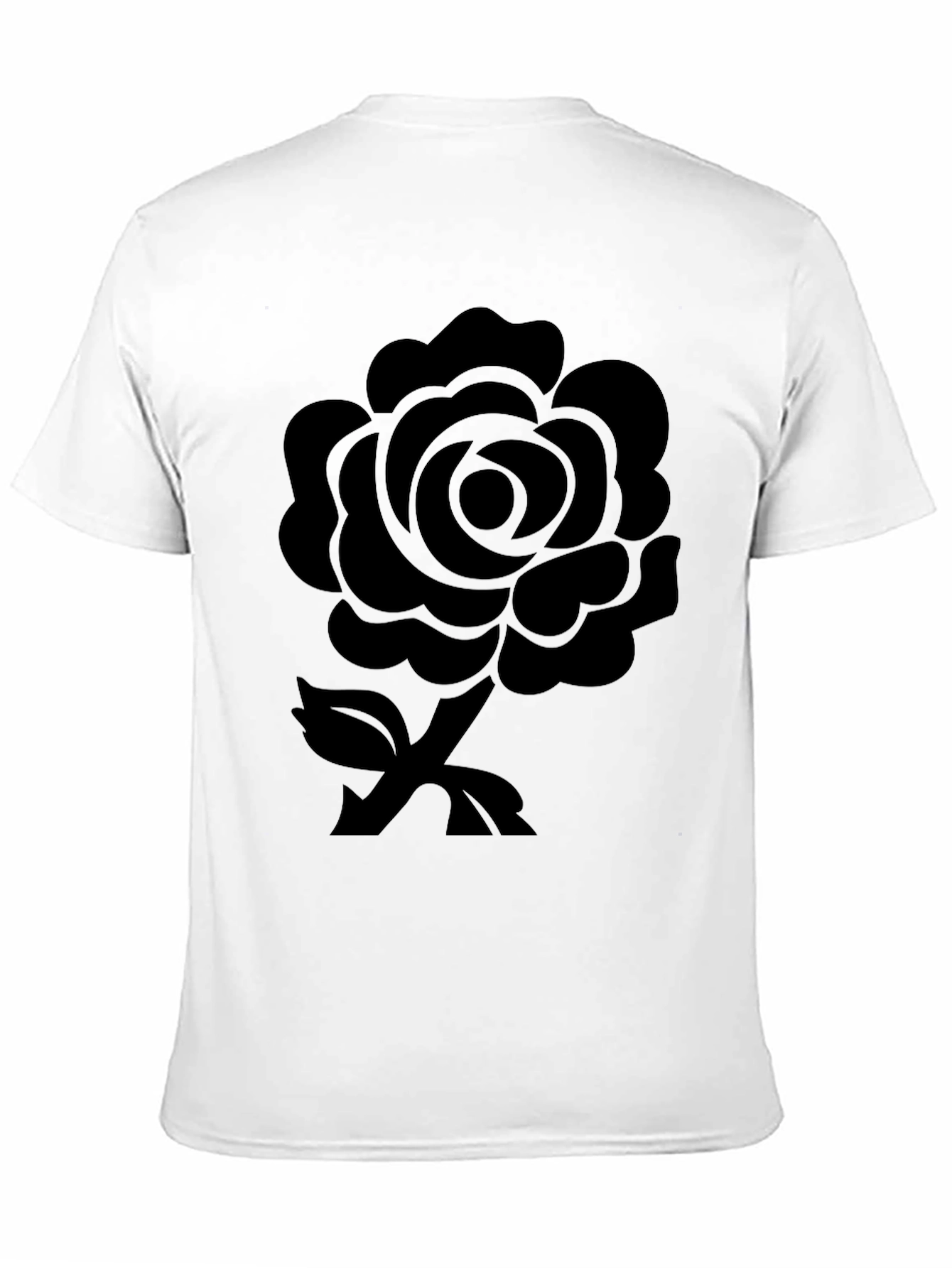 Black Rose Graphic Tee - Stylish Casual Wear