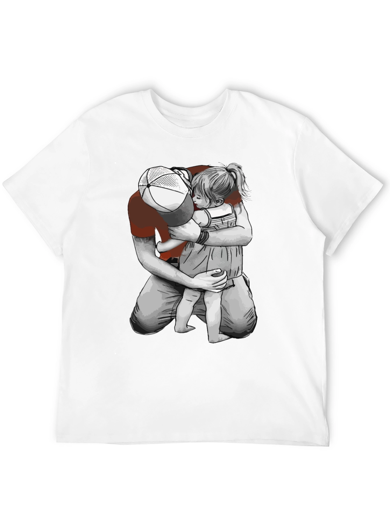 Father & Daughter Graphic Tee - Heartwarming Design