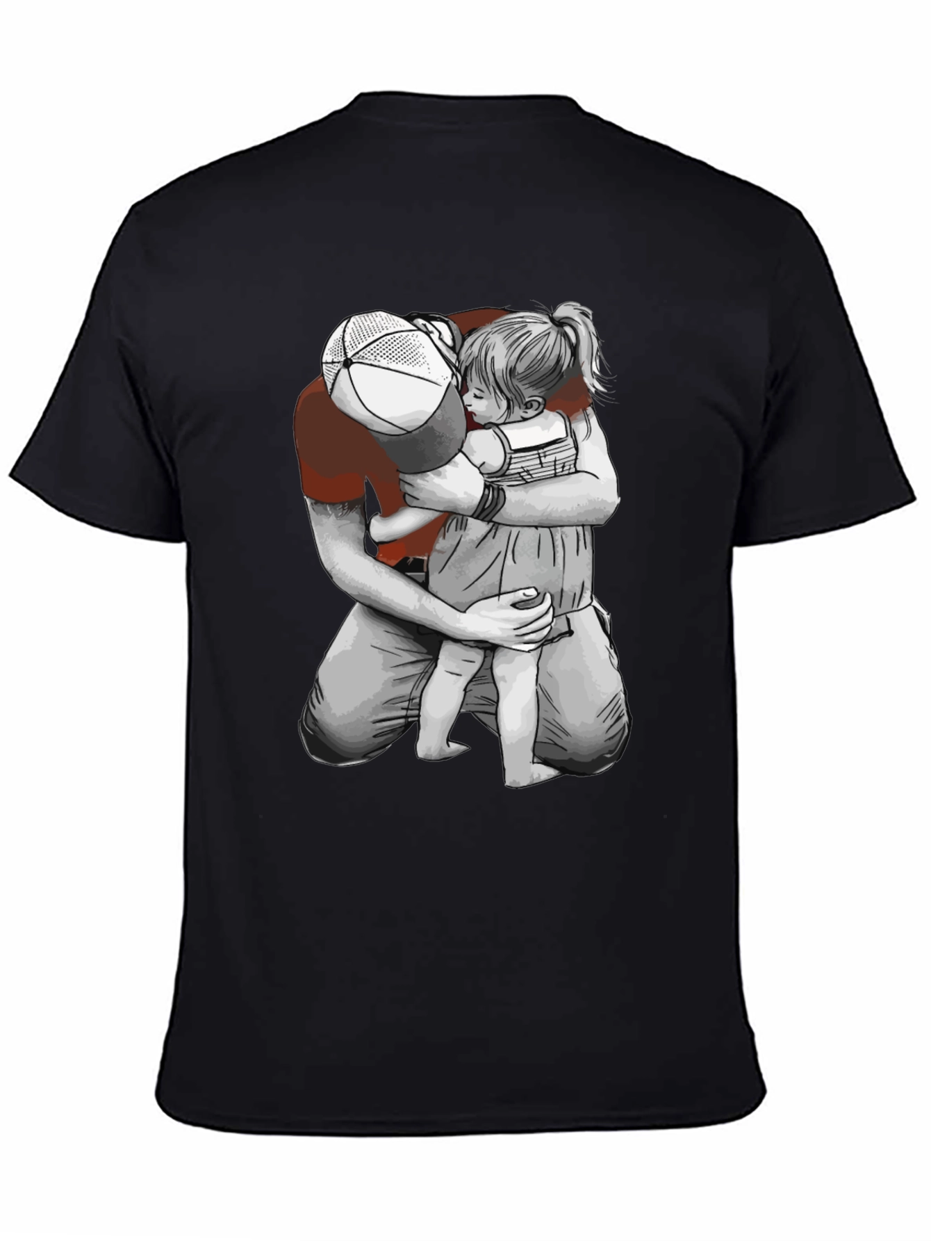 Father & Daughter Graphic Tee - Heartwarming Design
