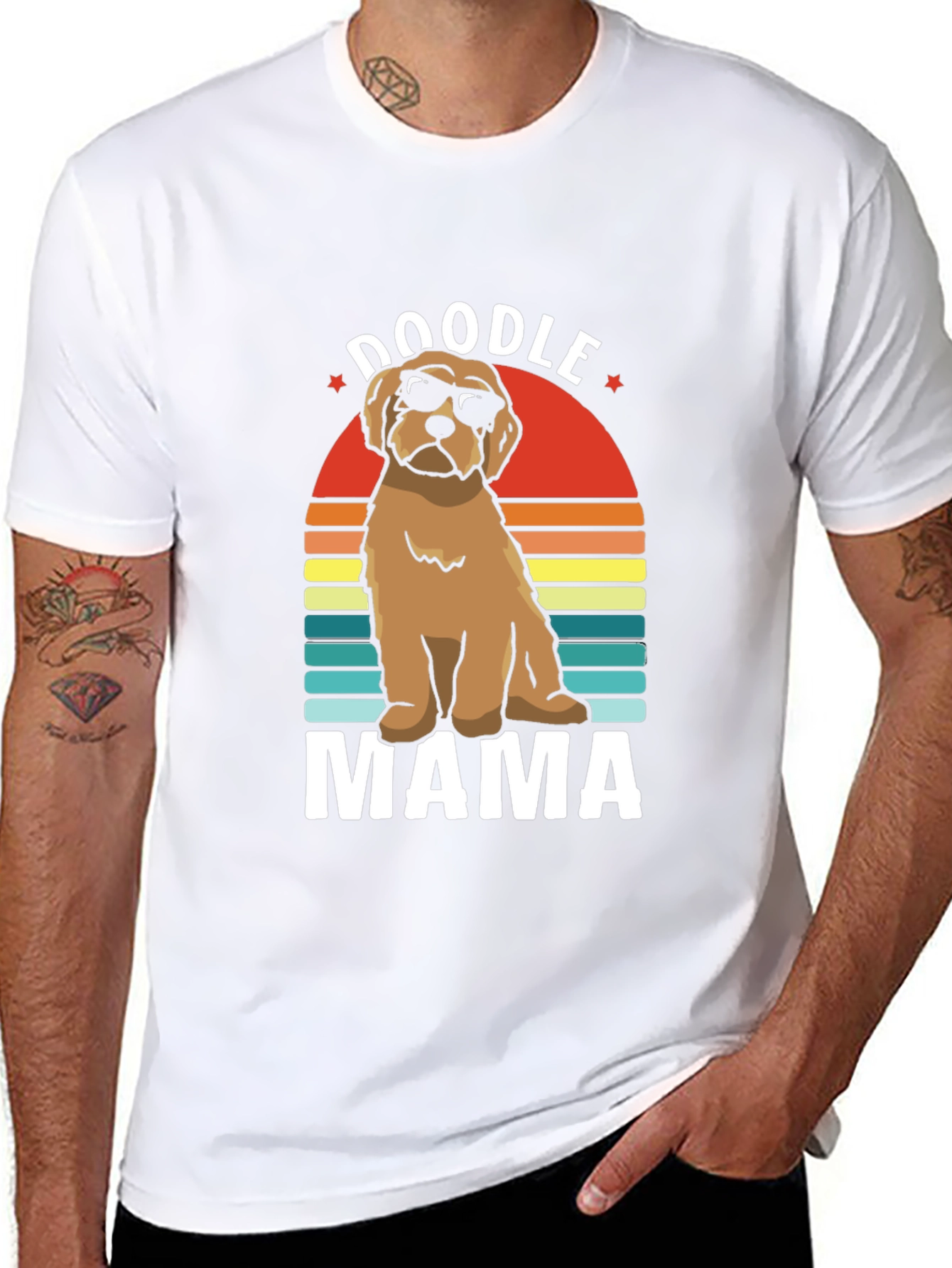 Doodle Mama T-Shirt - Cute Dog Lover Tee