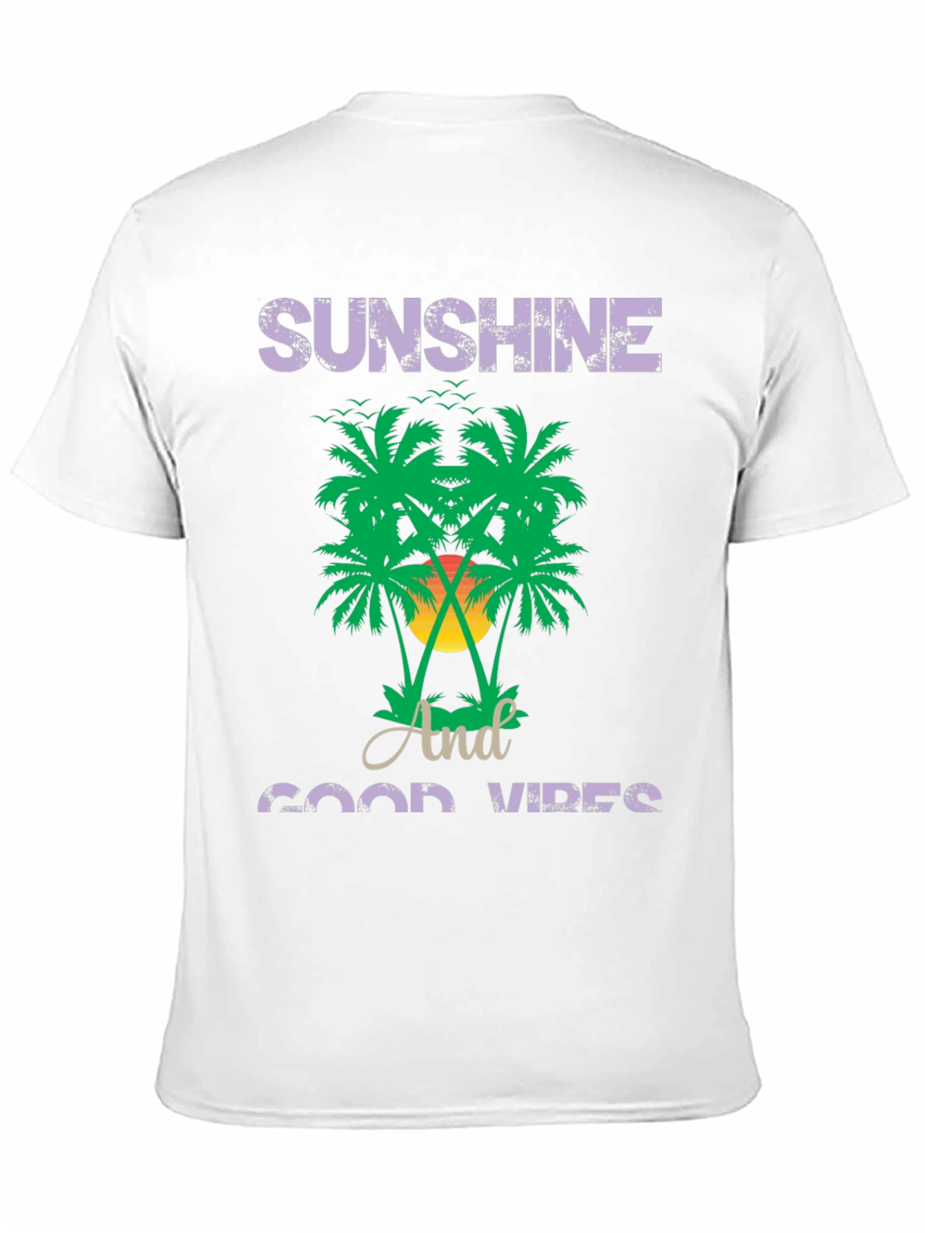 Sunshine and Good Vibes Graphic T-Shirt