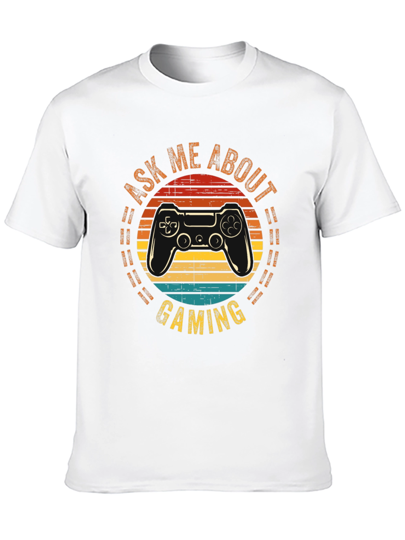 Ask Me About Gaming T-Shirt Controller Design