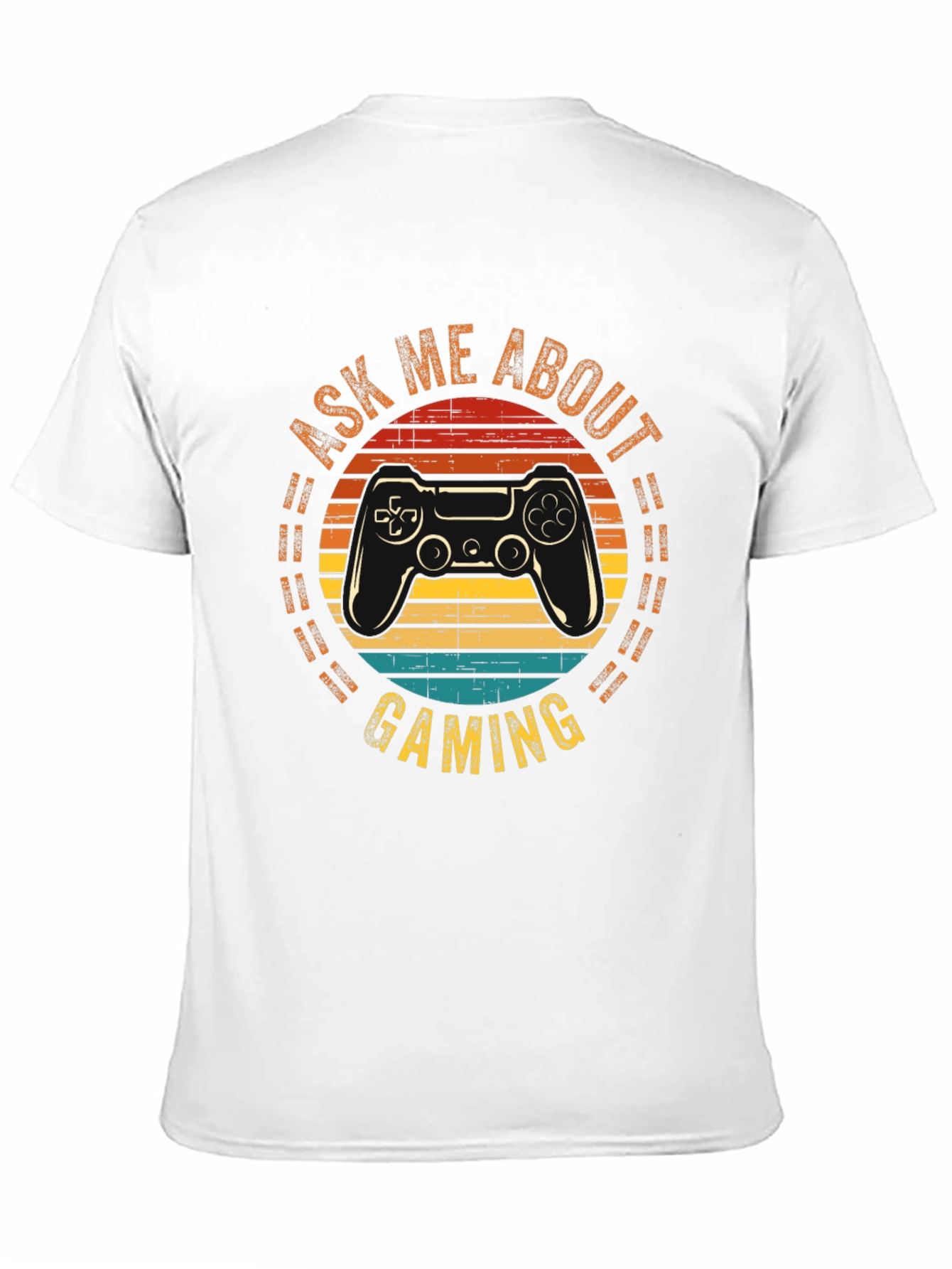 Ask Me About Gaming T-Shirt Controller Design