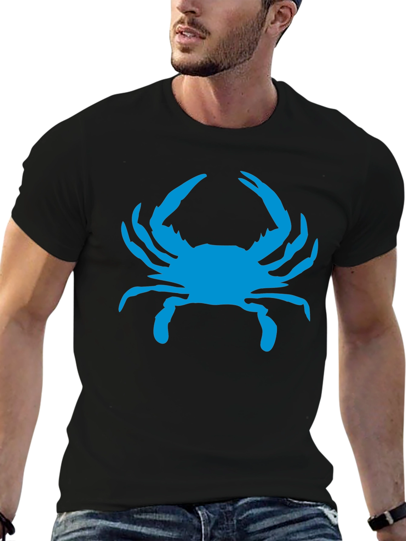 Blue Crab Graphic Tee - Stylish & Unique!