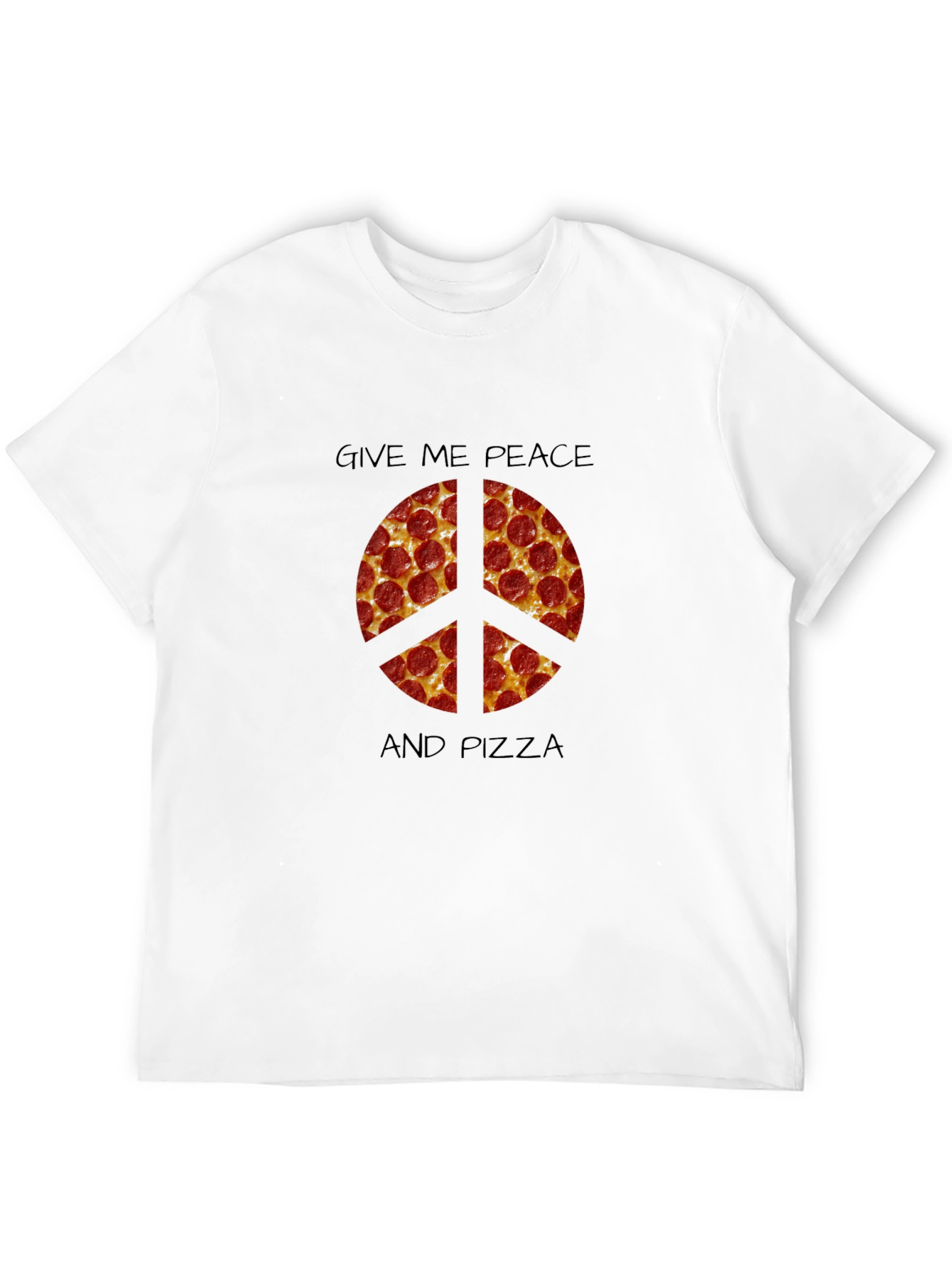 Peace and Pizza Graphic Tee