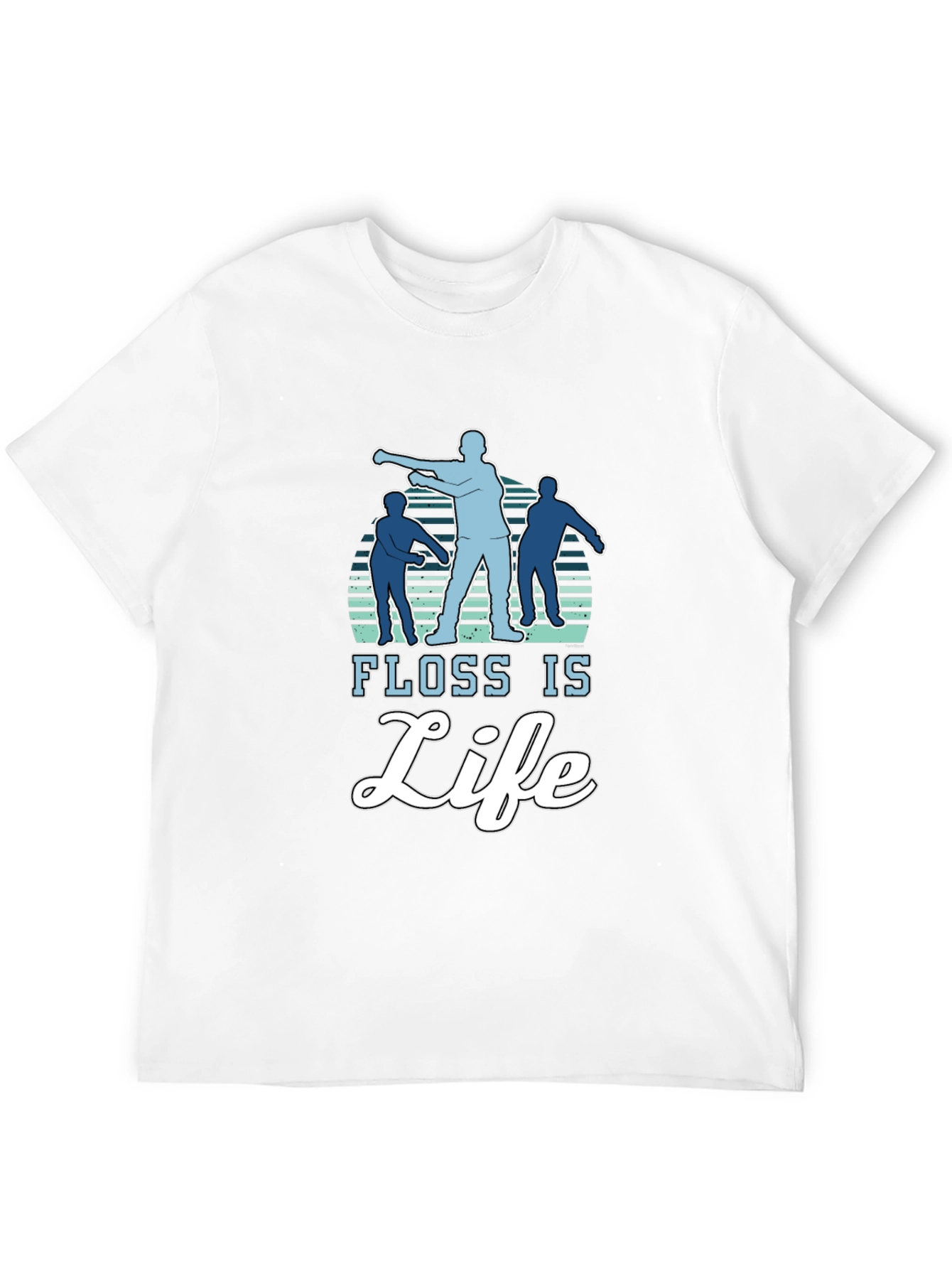 Floss Is Life T-Shirt - Dance Silhouette Graphic Tee