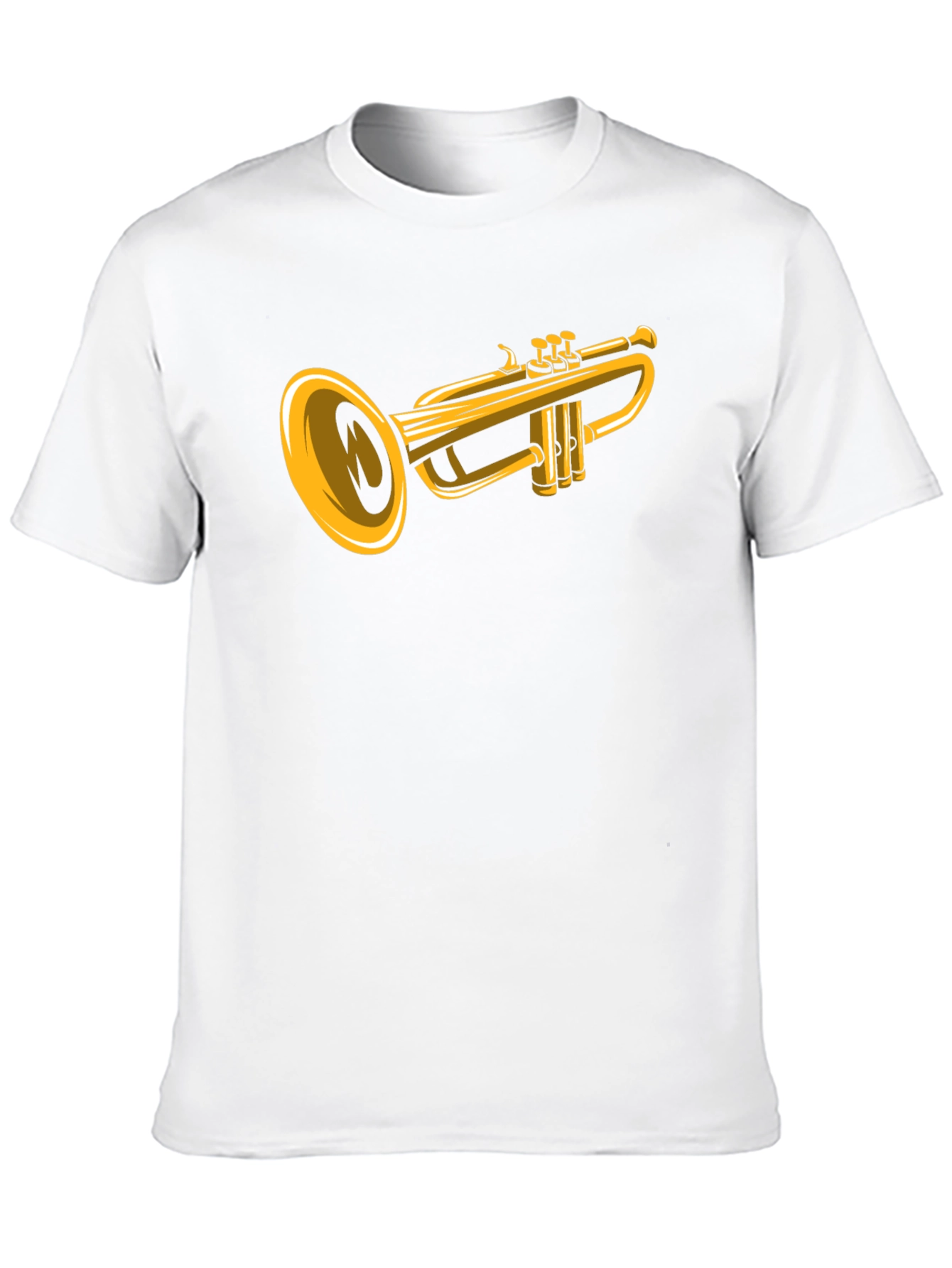 Trumpet Graphic T-Shirt - Musical Instrument Tee