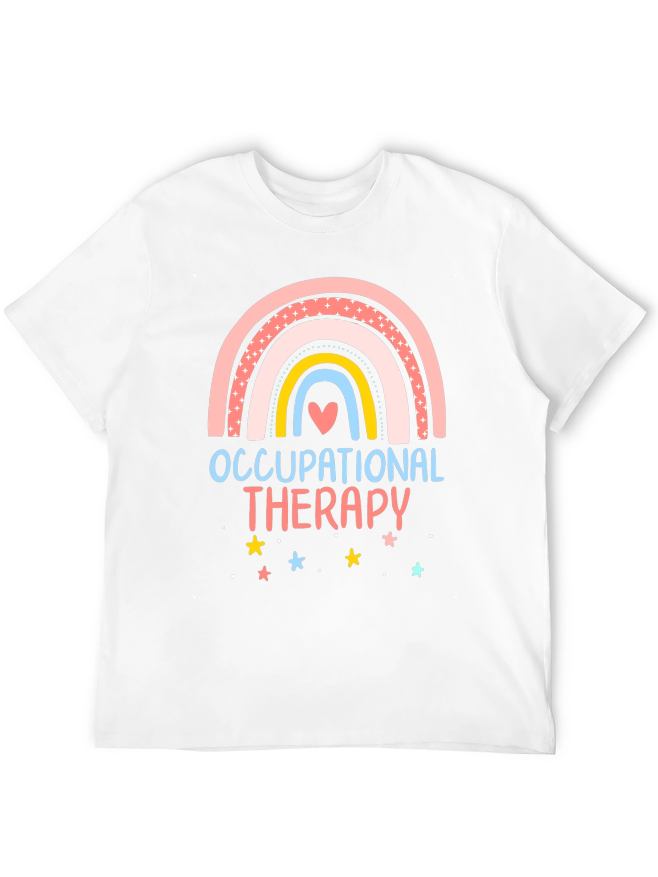 Occupational Therapy Rainbow Graphic Tee