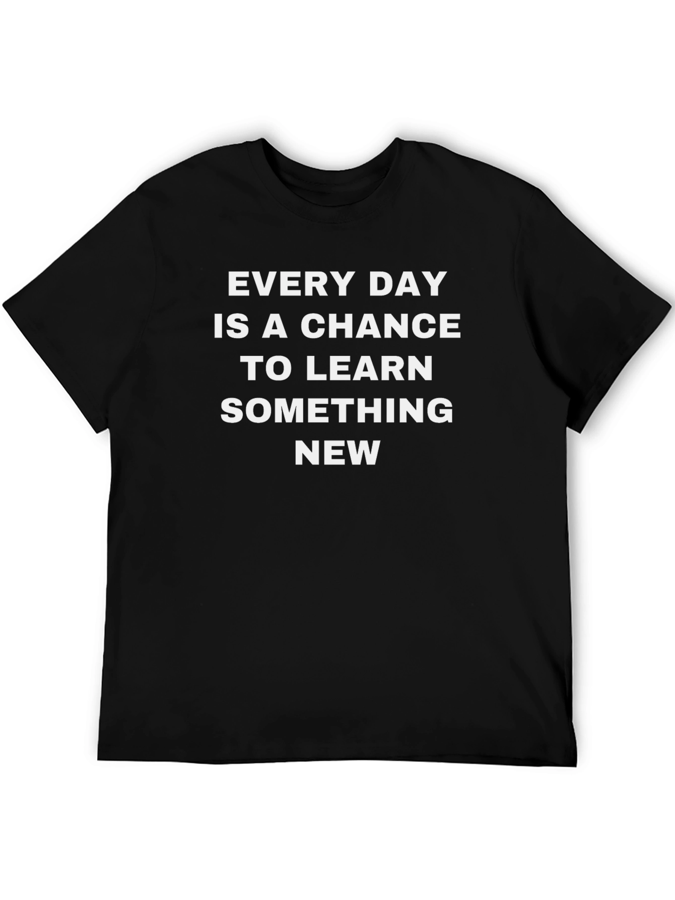 Learn Something New Black T-Shirt