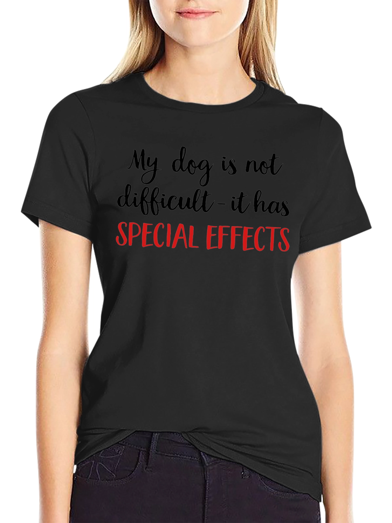 Funny Dog Special Effects T-Shirt