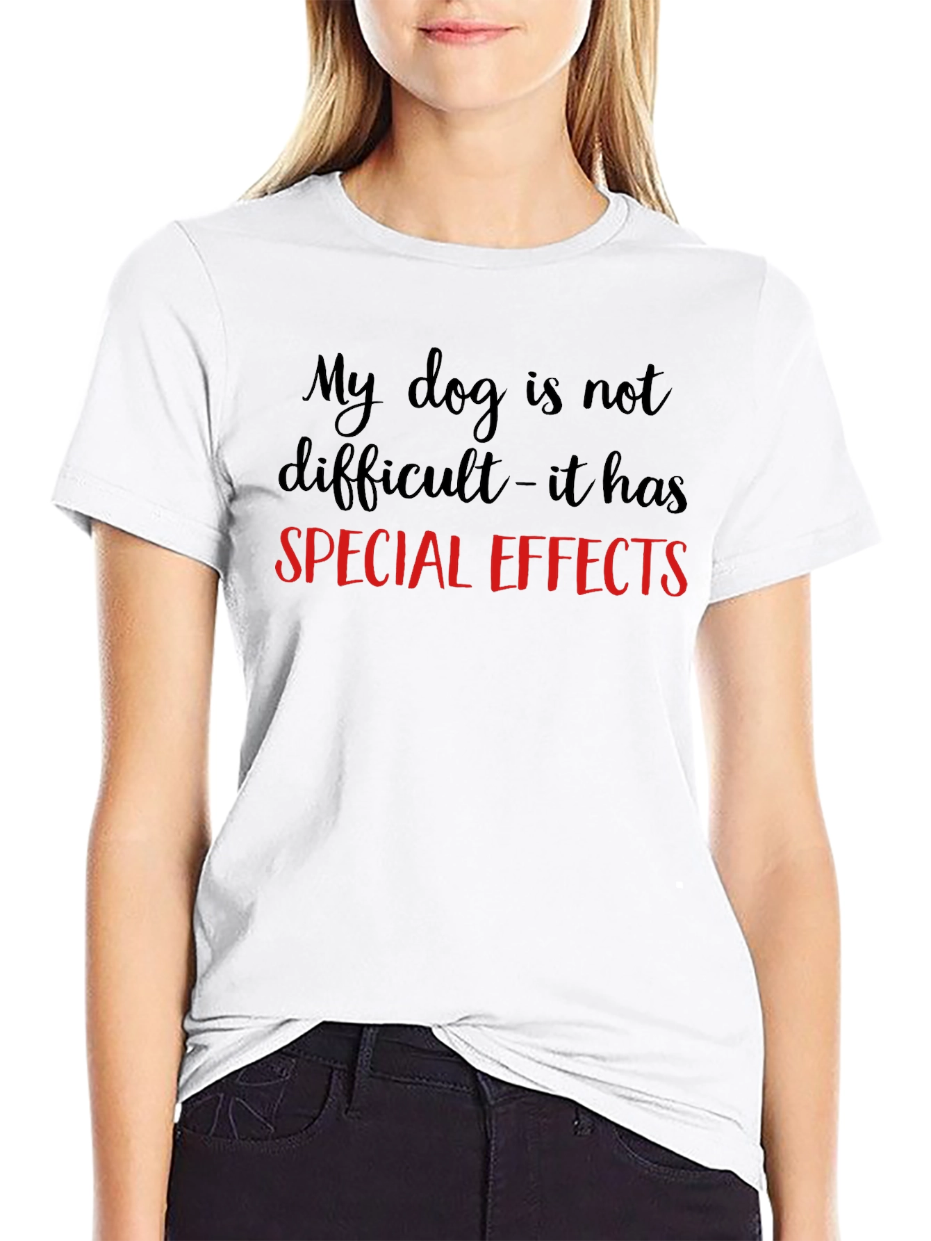 Funny Dog Special Effects T-Shirt