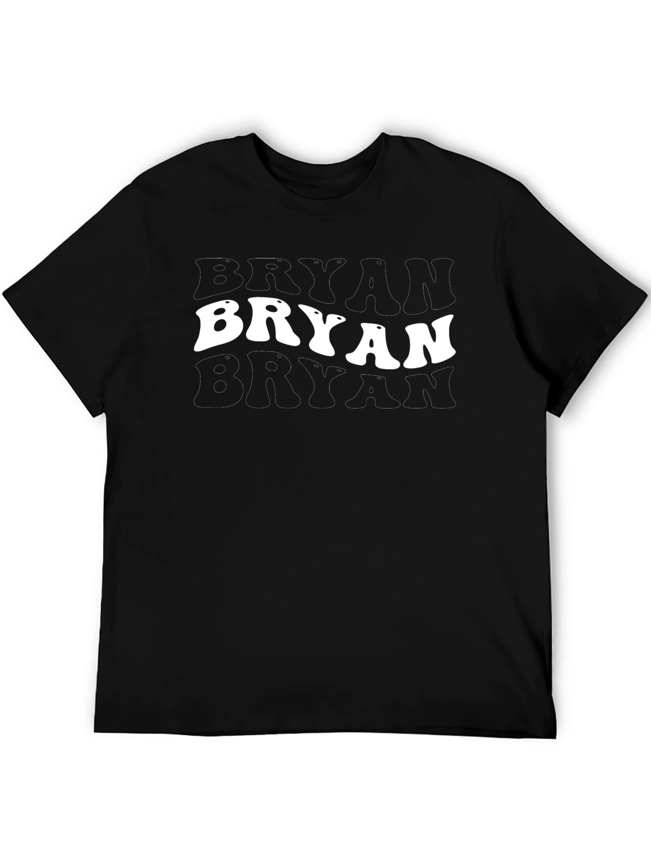 Retro Bryan Graphic Tee - Black