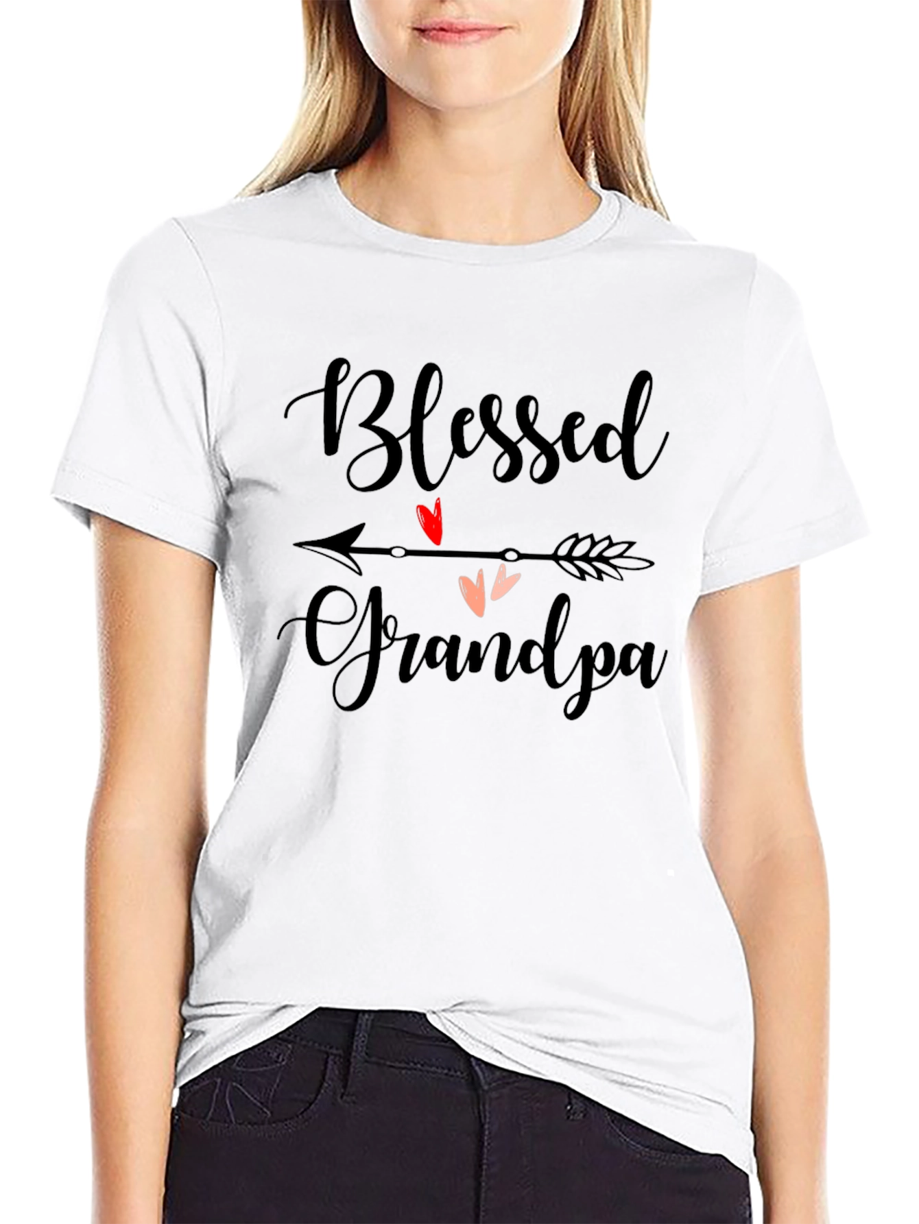 Blessed Grandpa Graphic Tee - Perfect Grandparent Gift