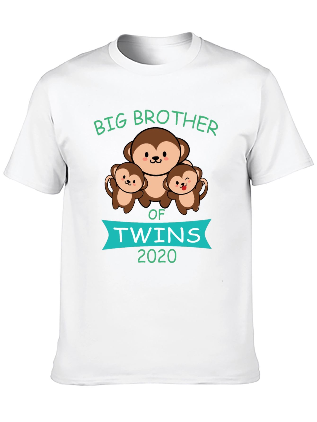 Big Brother of Twins 2020 Monkey T-Shirt