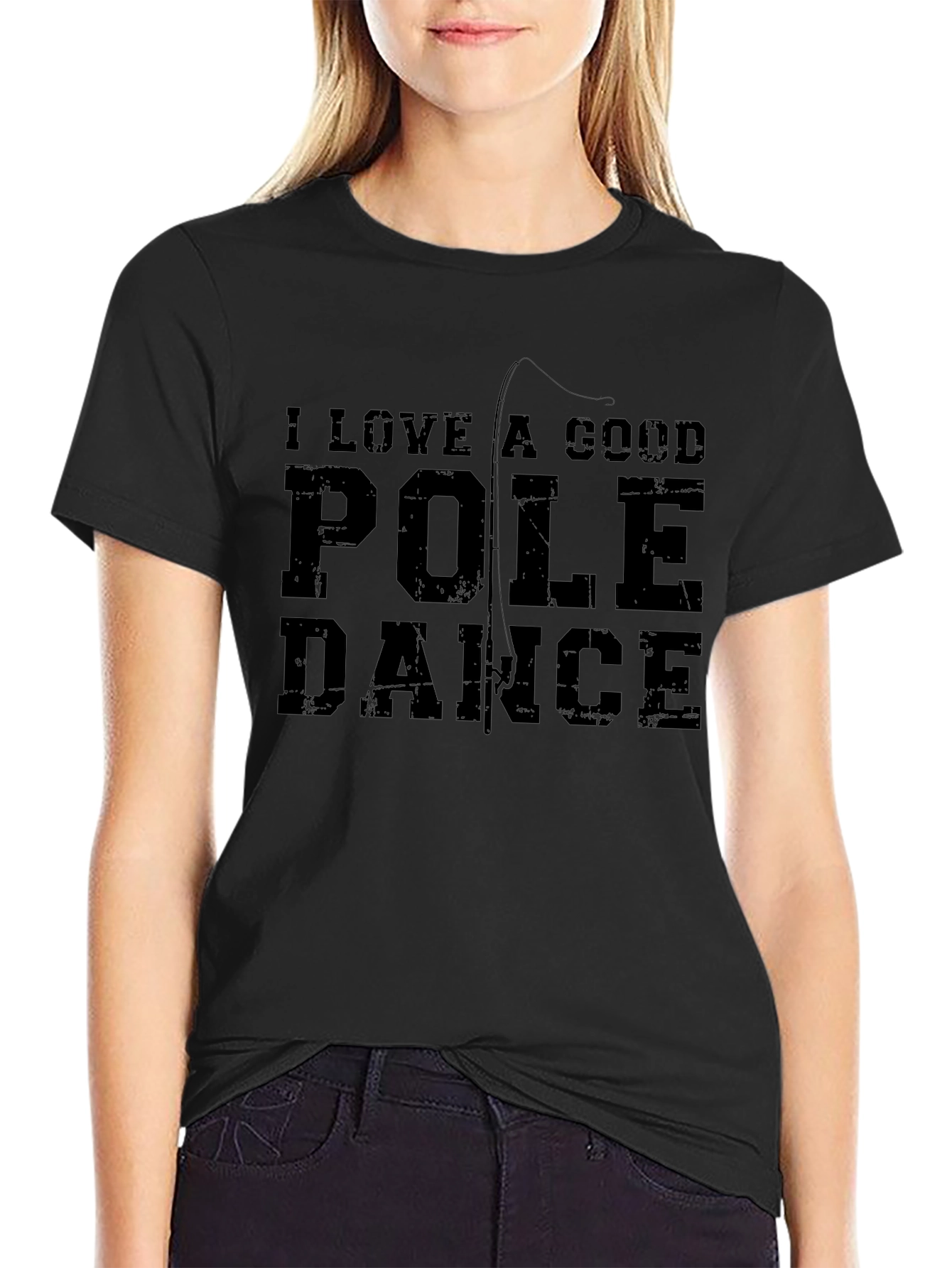 I Love A Good Pole Dance Funny T-Shirt