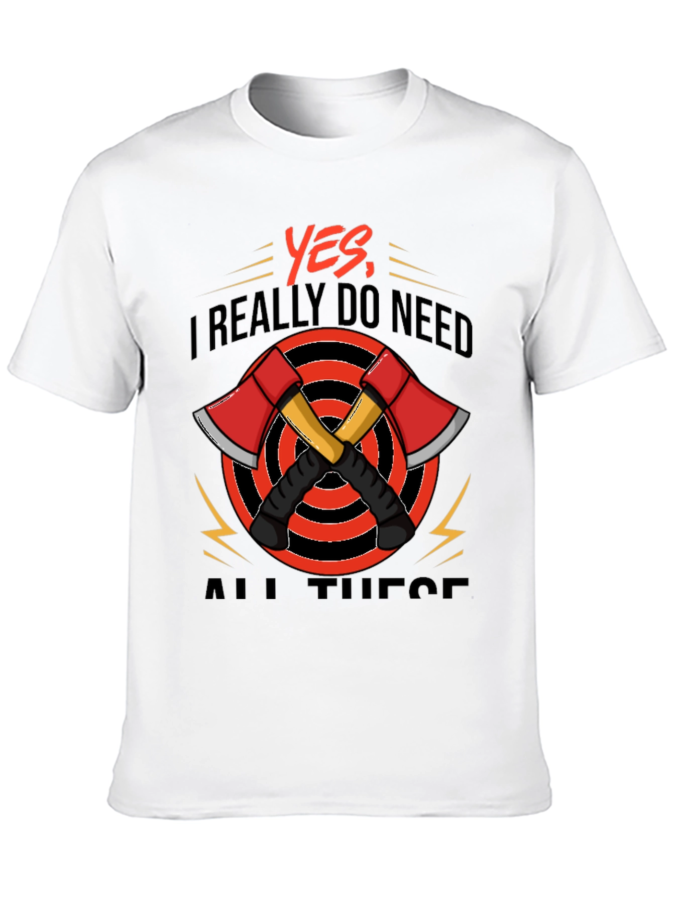 Axe Lover T-Shirt Firefighter Tee