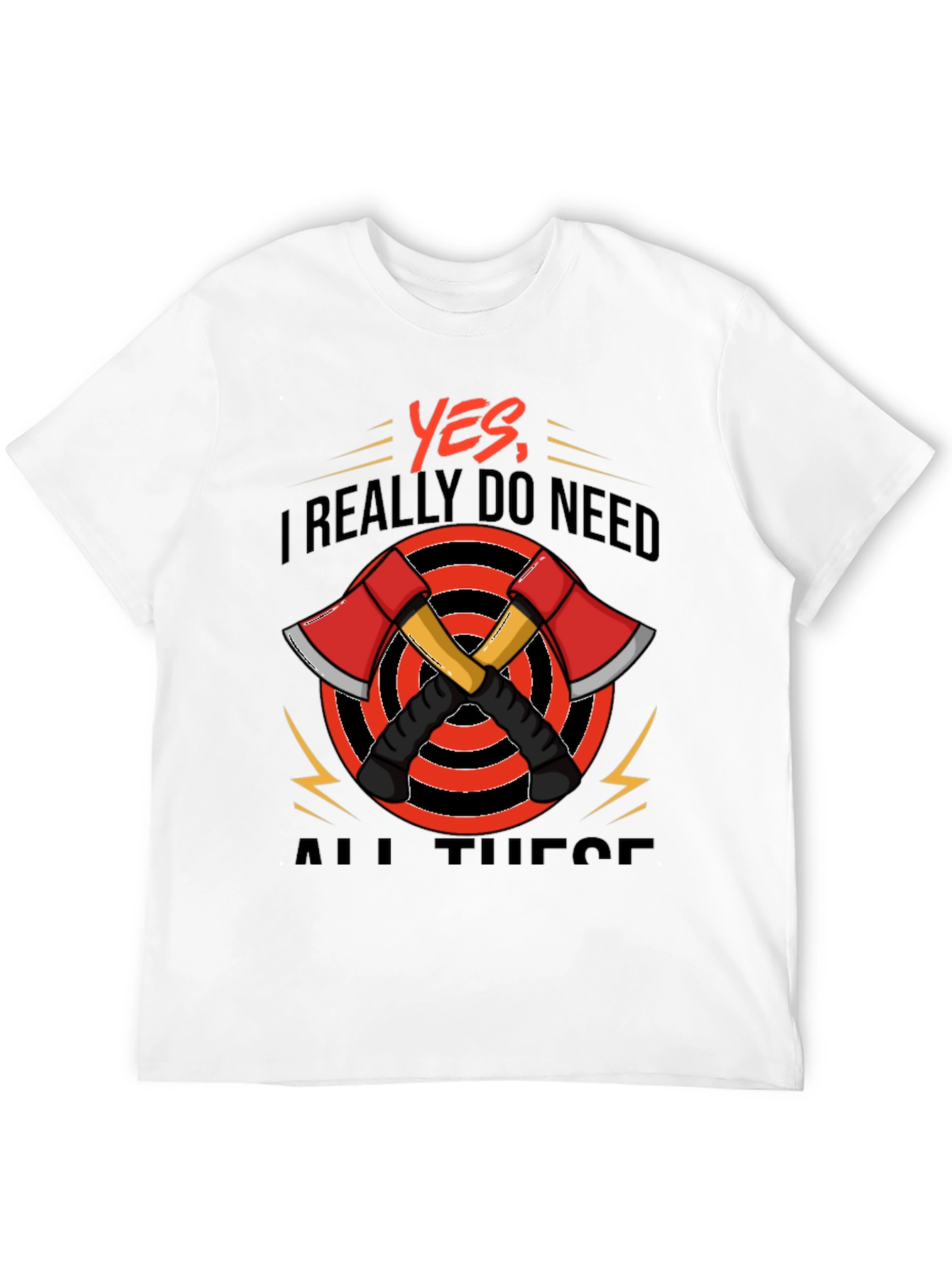 Axe Lover T-Shirt Firefighter Tee