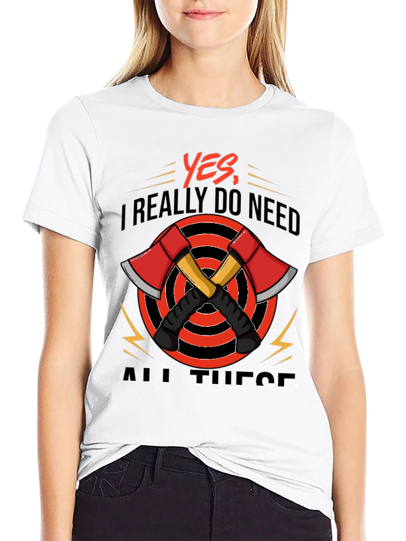 Axe Lover T-Shirt Firefighter Tee