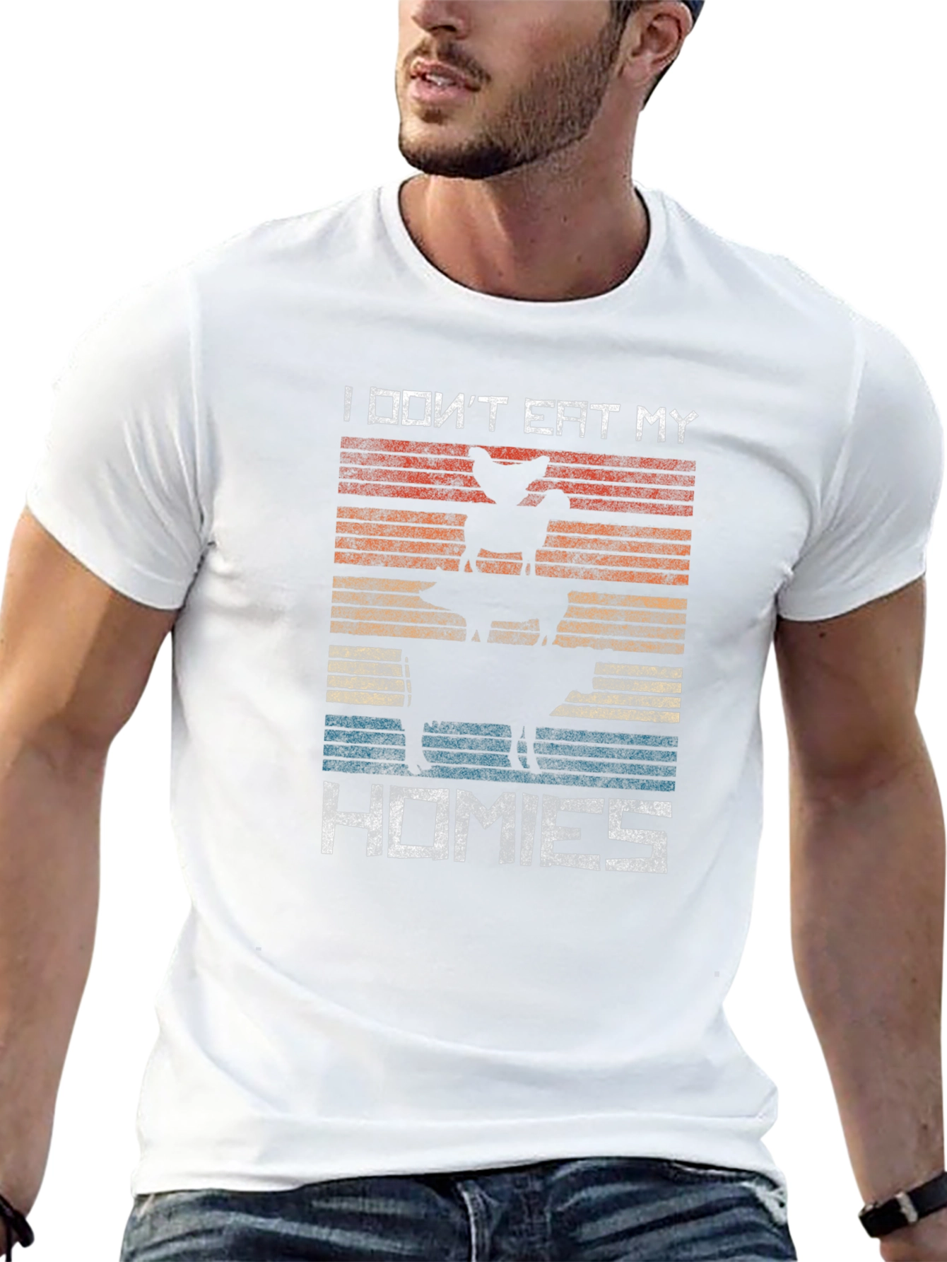 Vegan T-Shirt - I Dont Eat My Homies