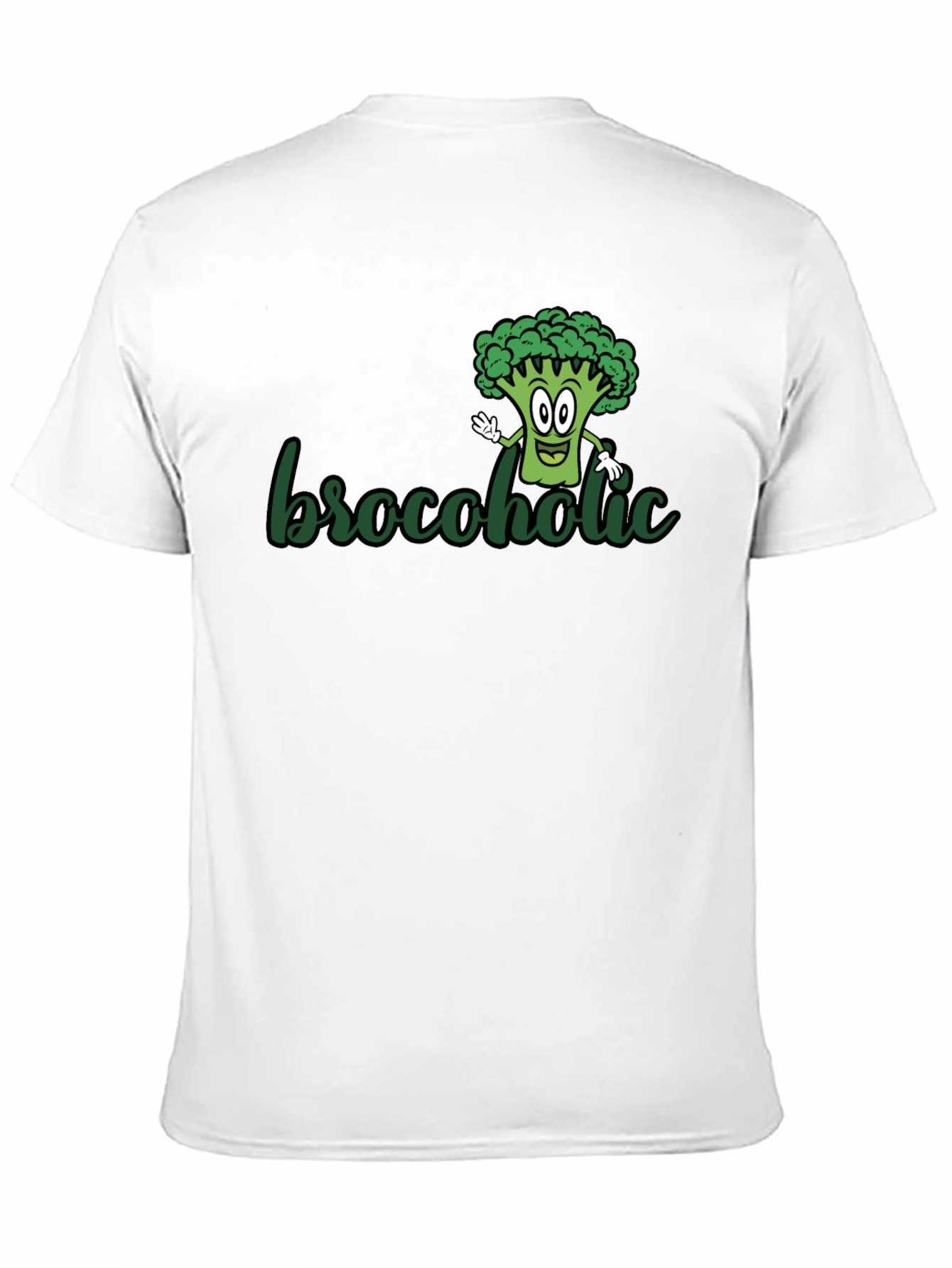 Brocoholic Broccoli T-Shirt - Funny Vegetarian Tee