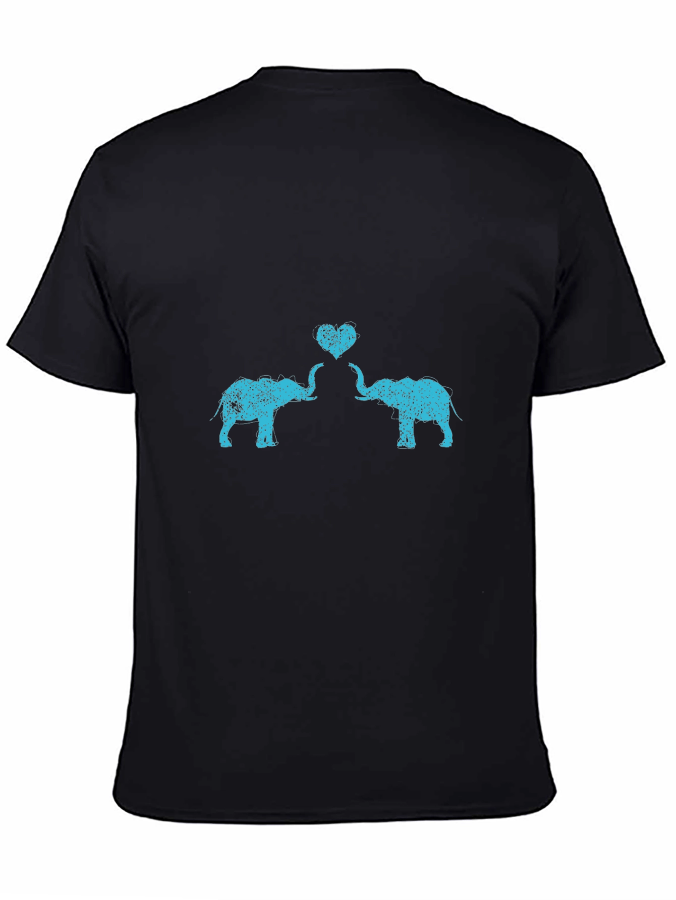 Elephant Love Graphic Tee - Trendy Casual Top