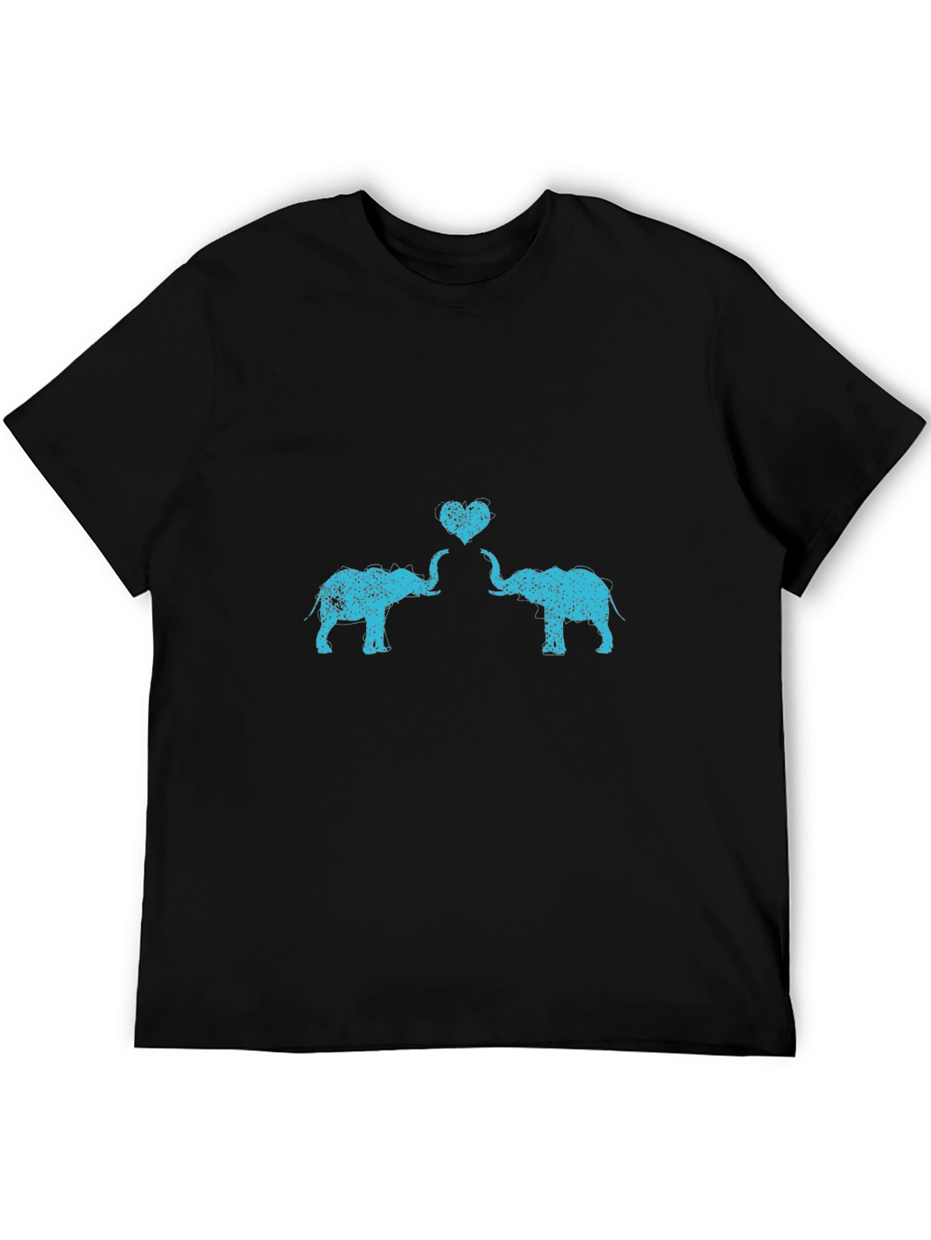 Elephant Love Graphic Tee - Trendy Casual Top