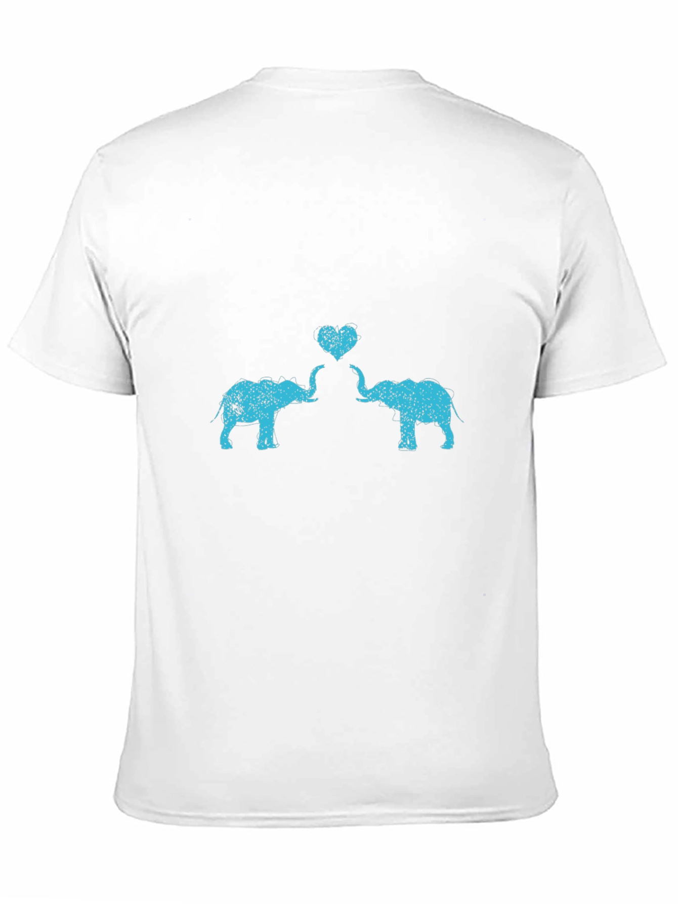 Elephant Love Graphic Tee - Trendy Casual Top