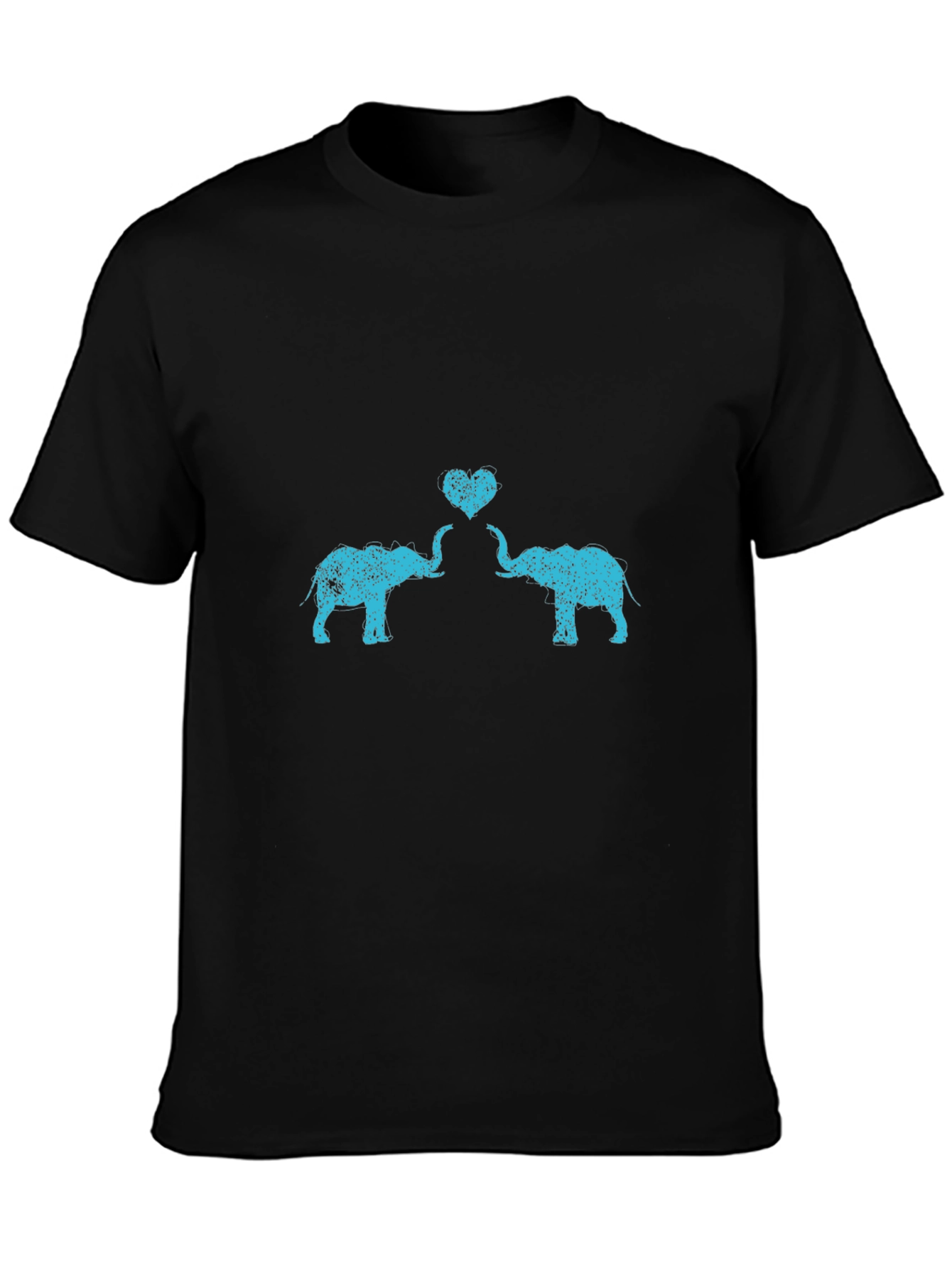 Elephant Love Graphic Tee - Trendy Casual Top