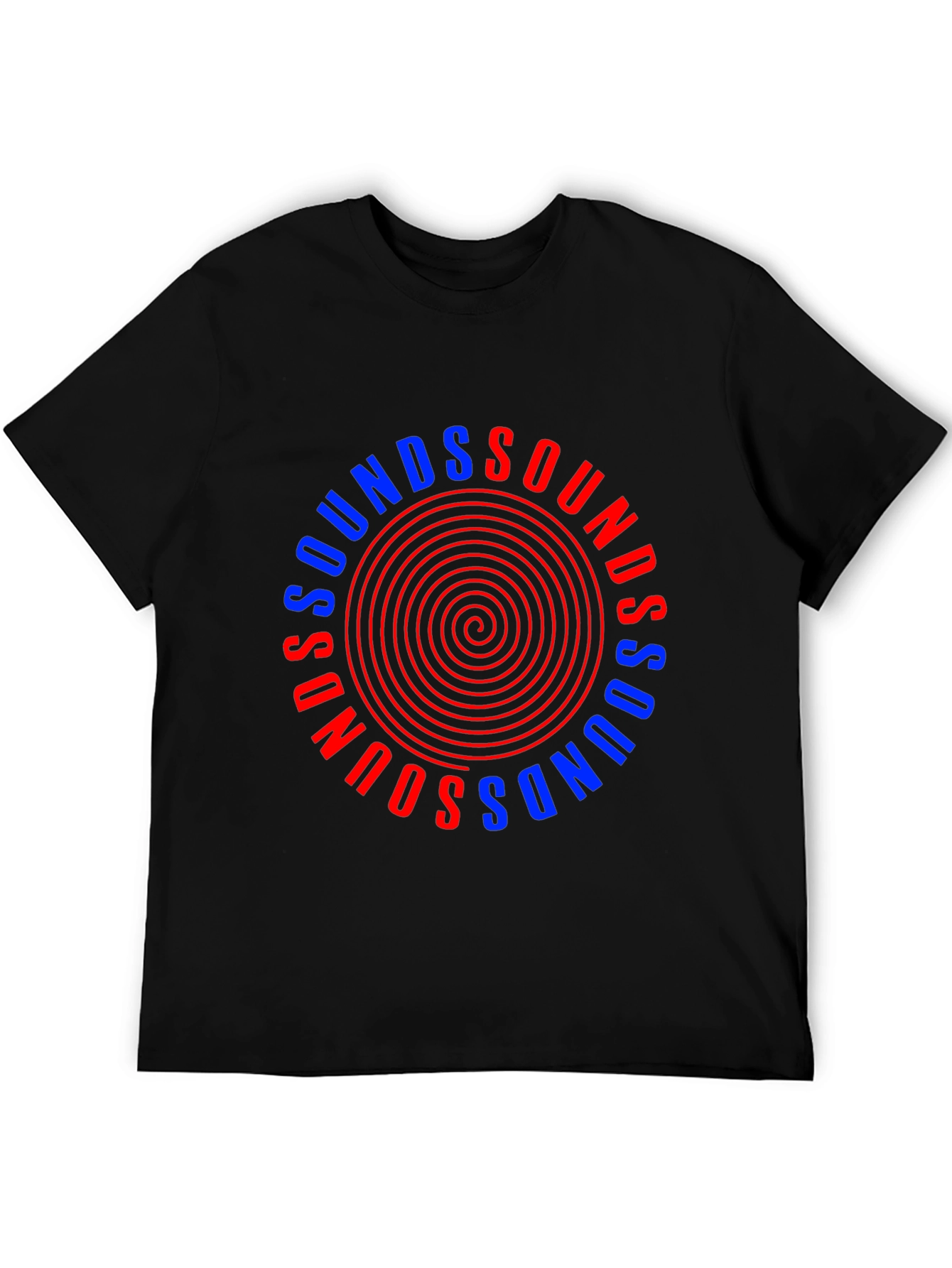 Sounds Graphic Tee - Stylish Circular Design