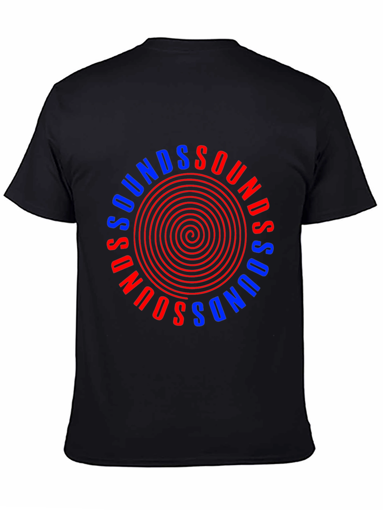 Sounds Graphic Tee - Stylish Circular Design