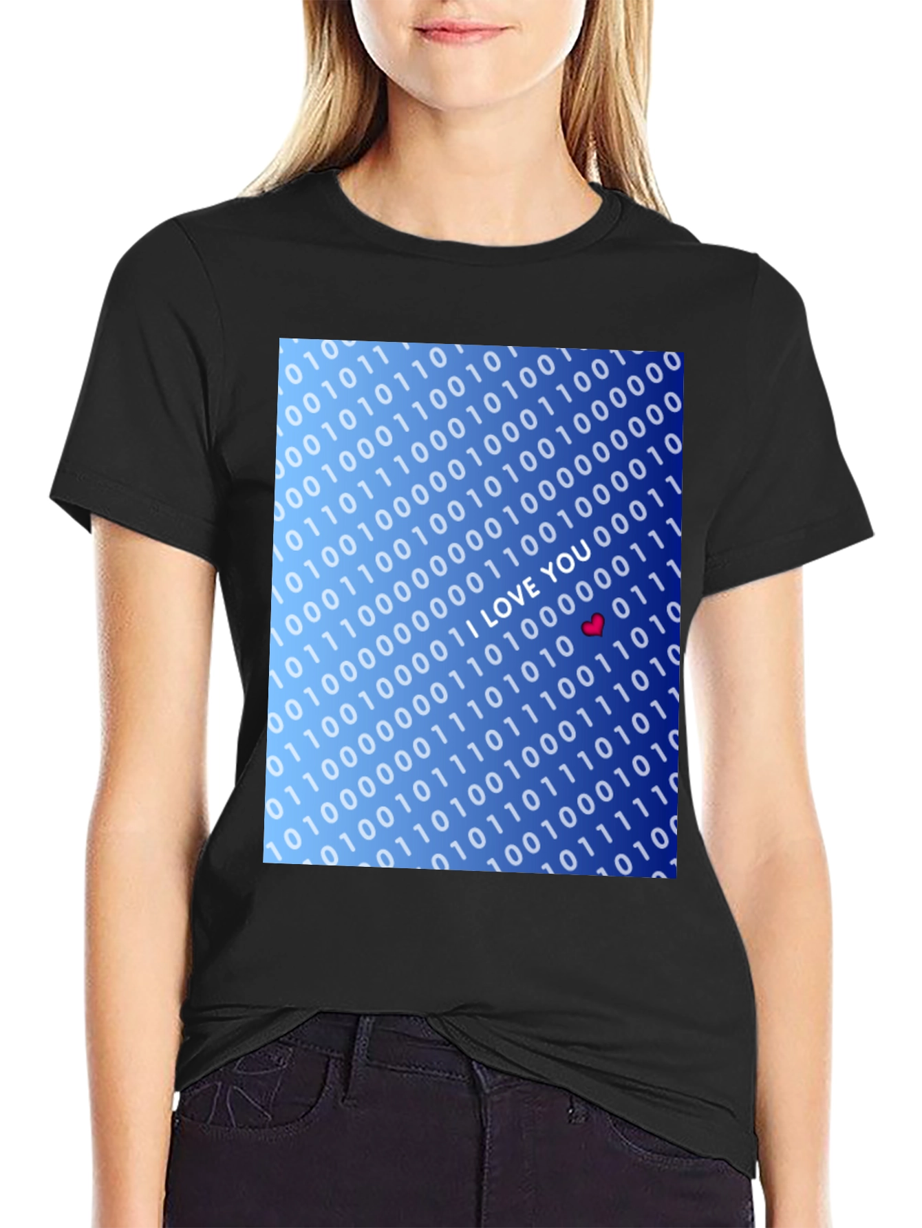 Binary Love T-Shirt - Programmer Gift