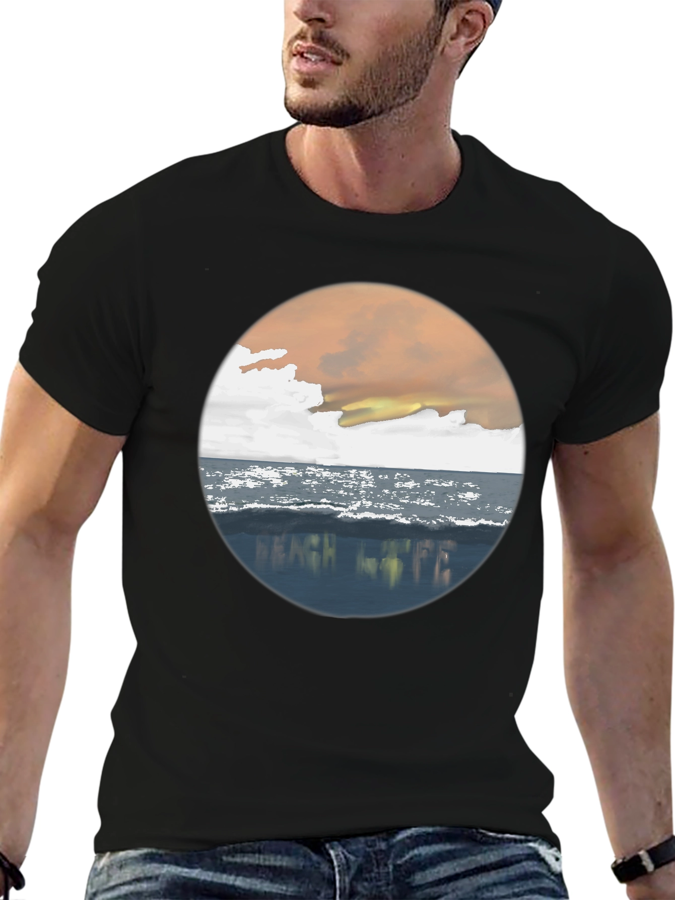 Beach Life Graphic Tee - Coastal Vibes