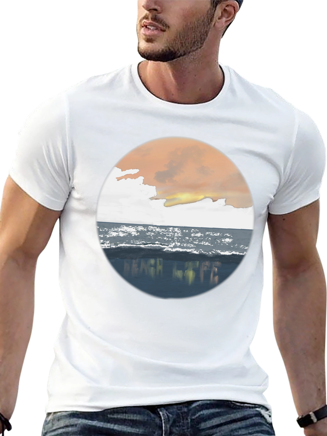 Beach Life Graphic Tee - Coastal Vibes