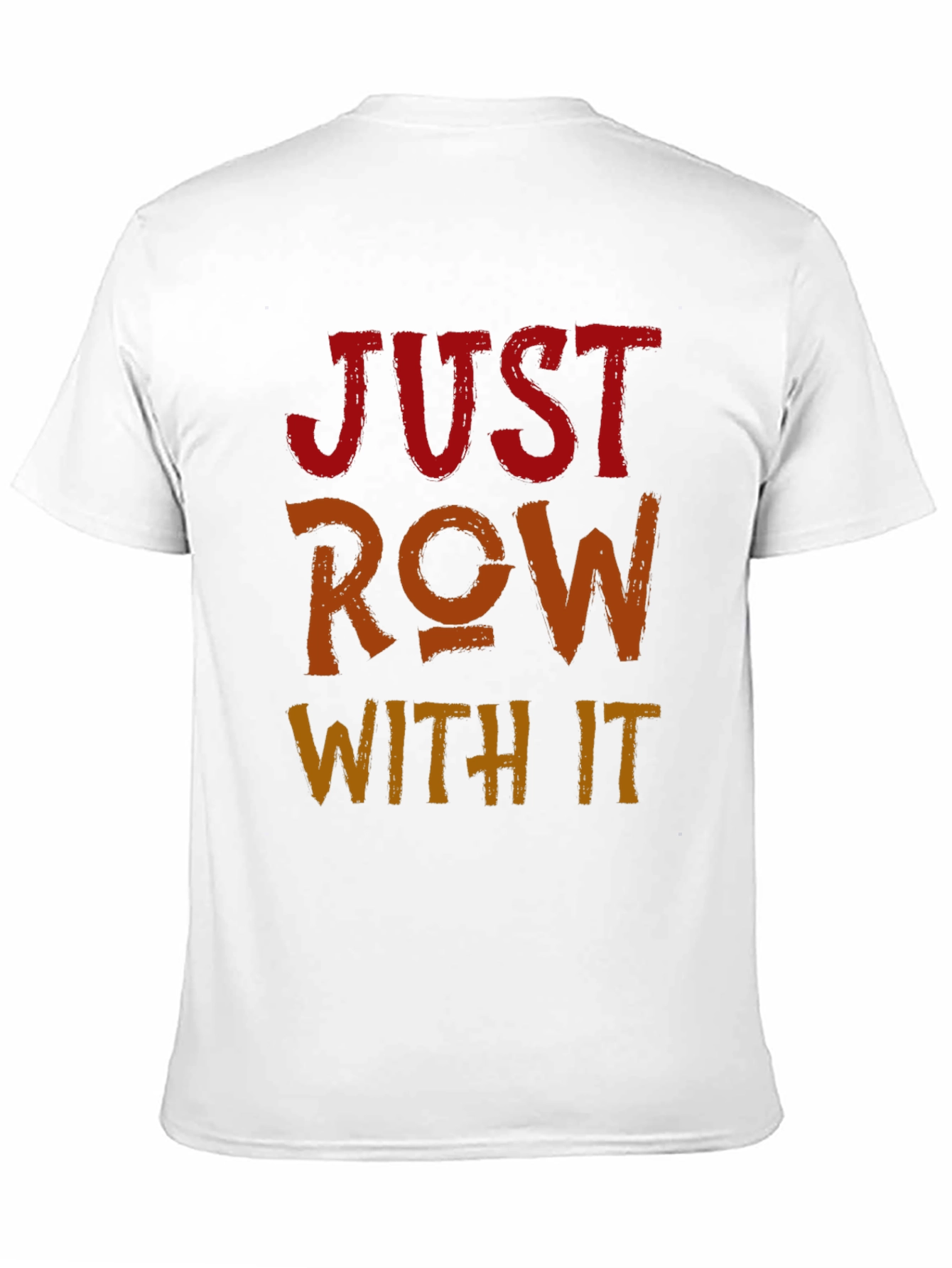 Just Row With It Graphic Tee - Black Cotton