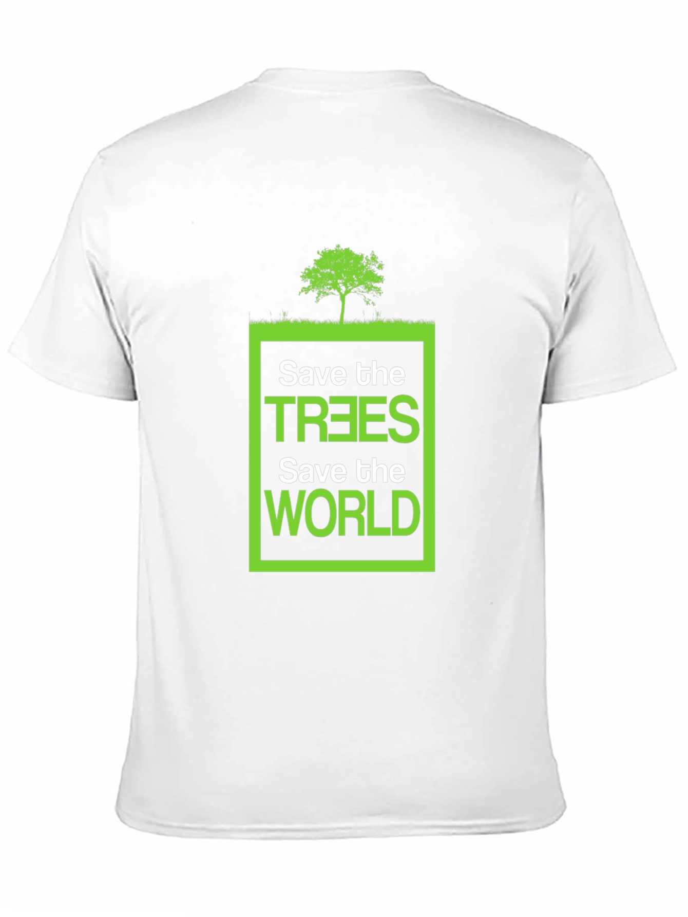 Eco-Friendly Save the Trees Graphic T-Shirt