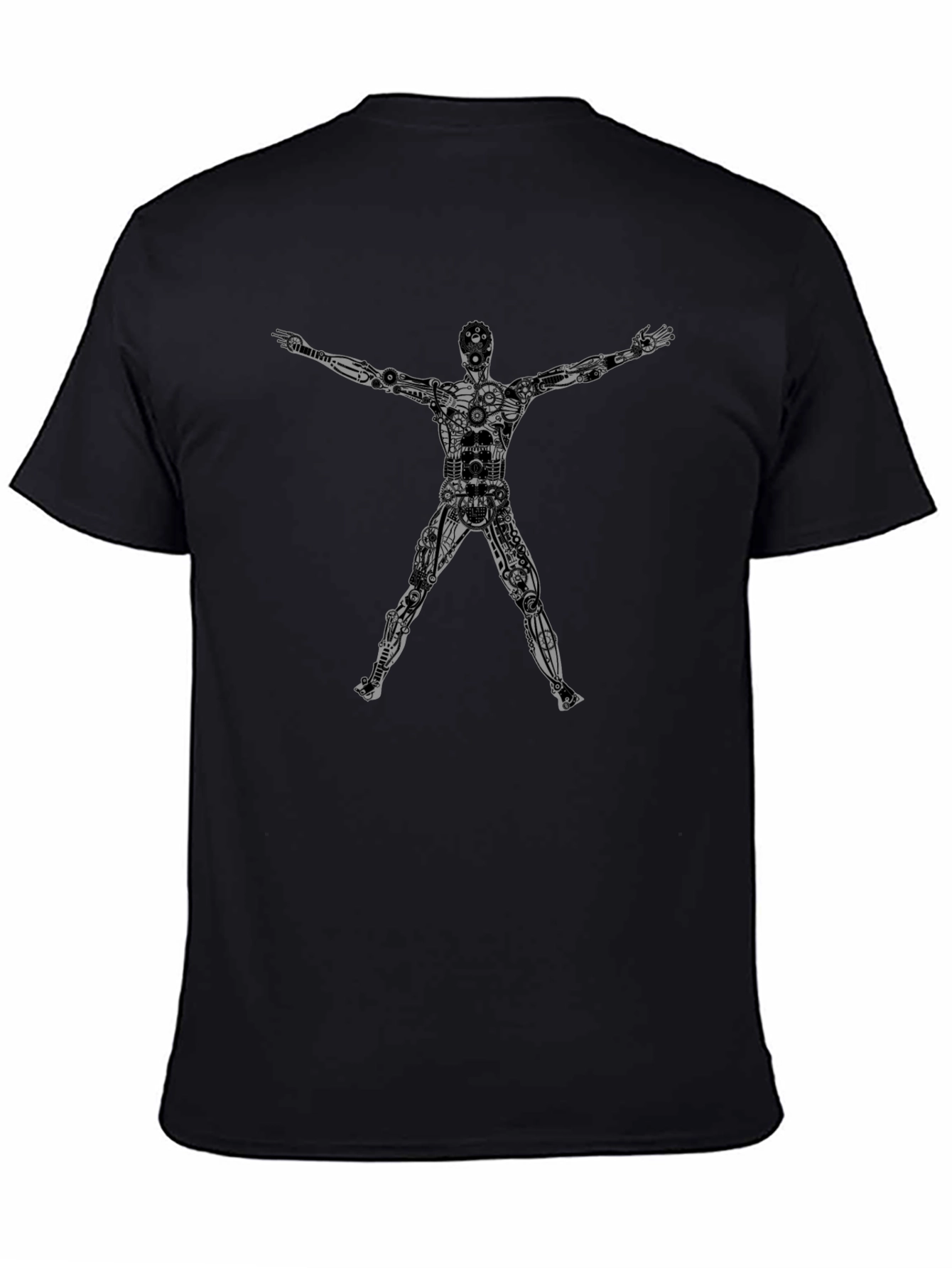Steampunk Robot Graphic T-Shirt - Mens